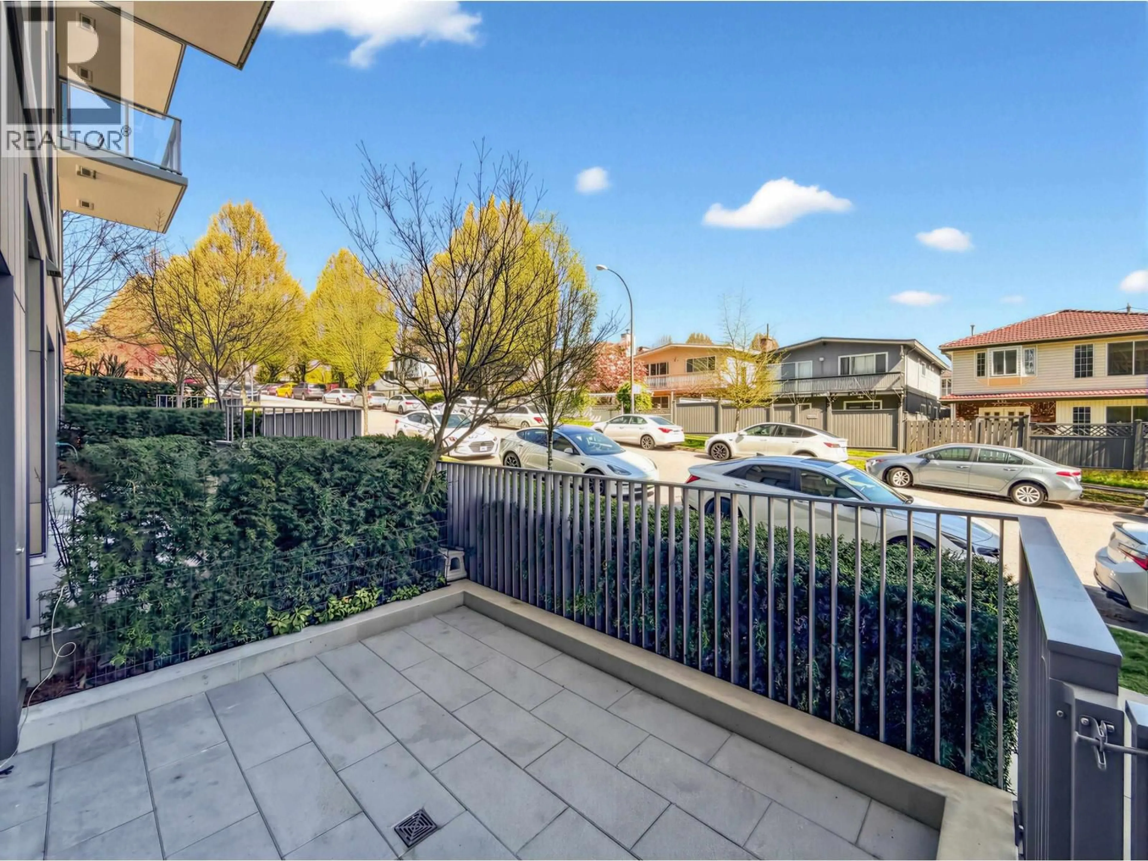 Patio, water/lake/river/ocean view for 8111 CHESTER STREET, Vancouver British Columbia V5X0J9