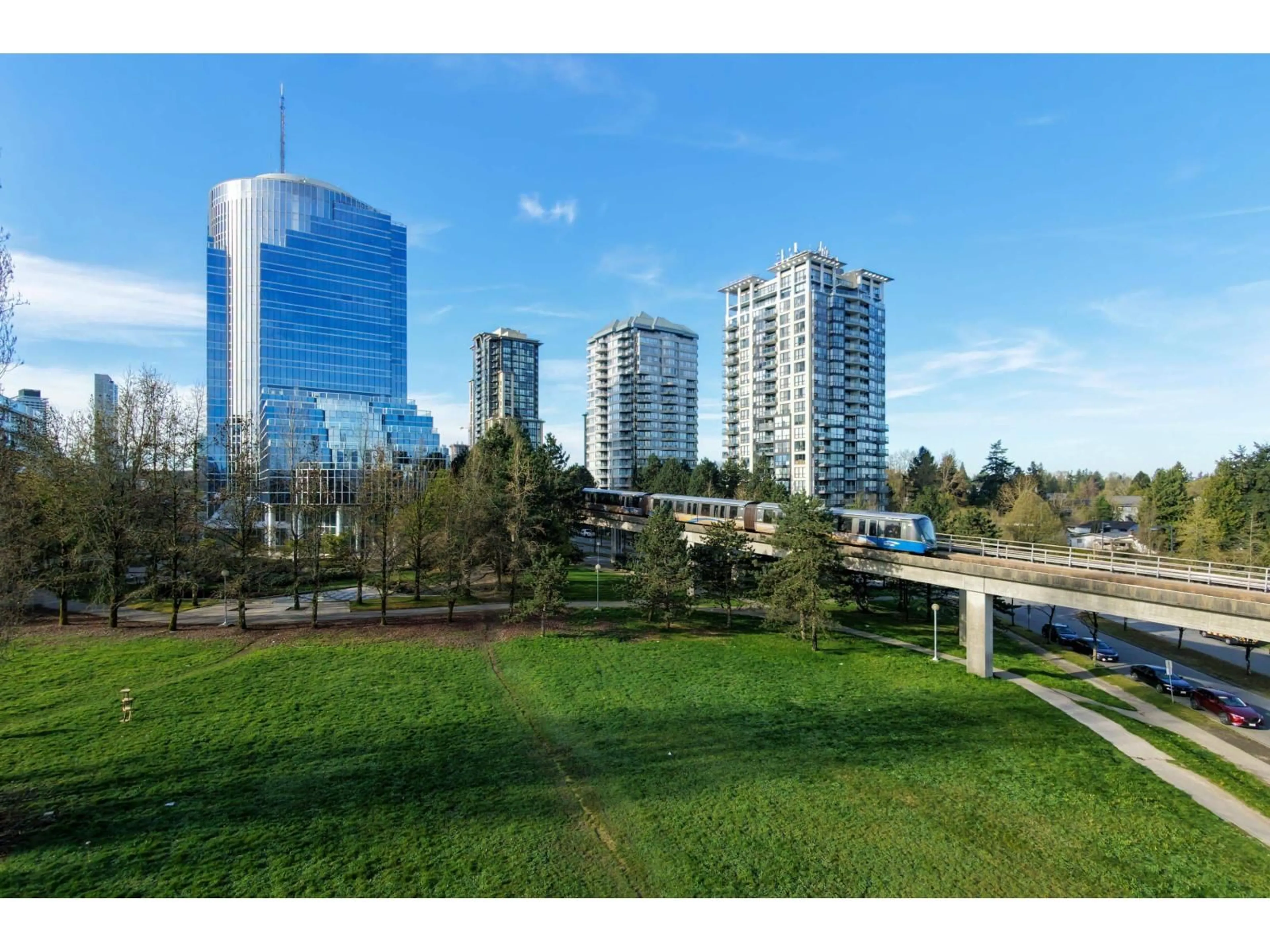 A pic from outside/outdoor area/front of a property/back of a property/a pic from drone, city buildings view from balcony for 1706 - 10899 UNIVERSITY DRIVE, Surrey British Columbia V3T5V2