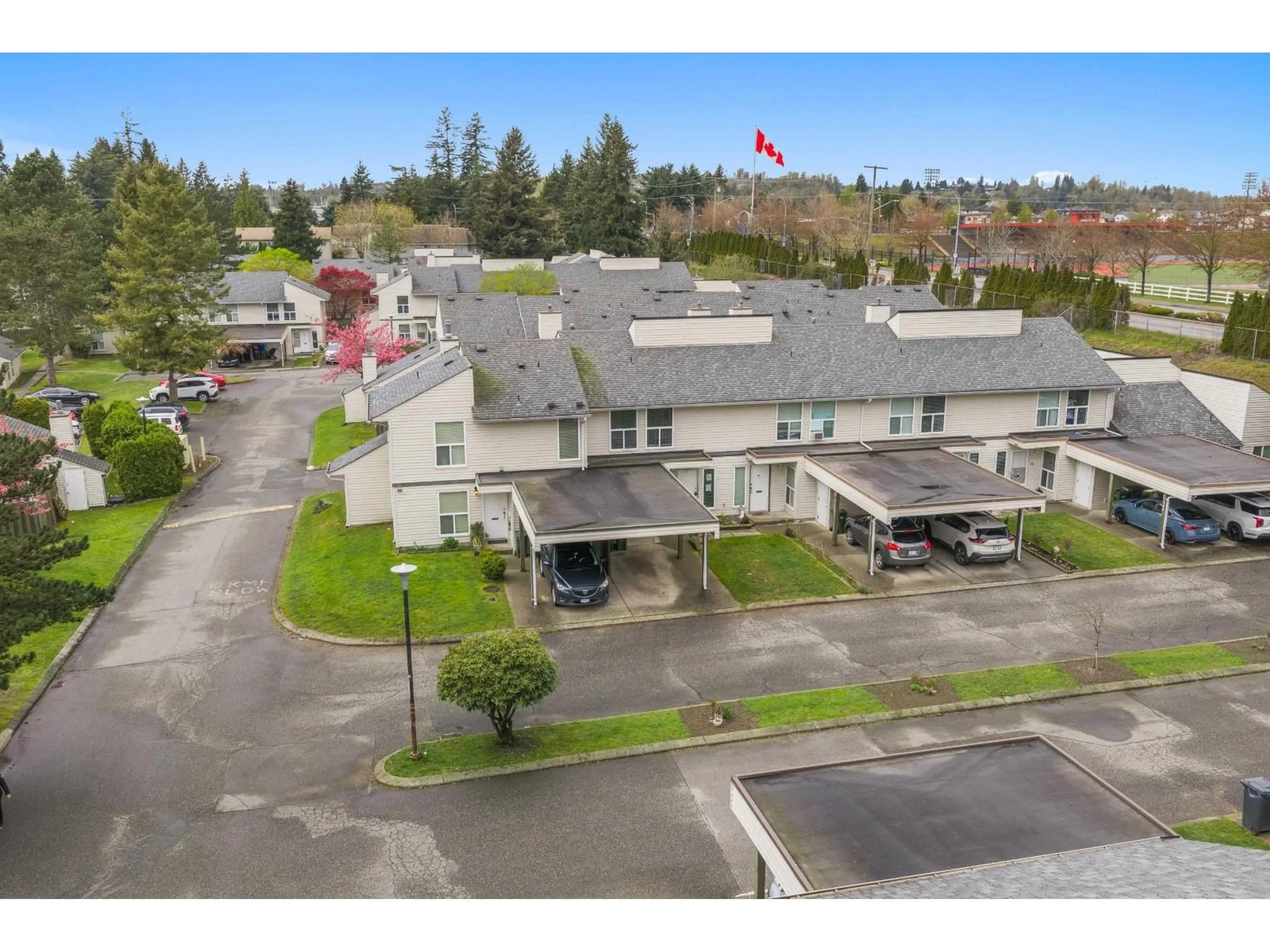A pic from outside/outdoor area/front of a property/back of a property/a pic from drone, mountain view for 152 - 32550 MACLURE ROAD, Abbotsford British Columbia V2T4N3