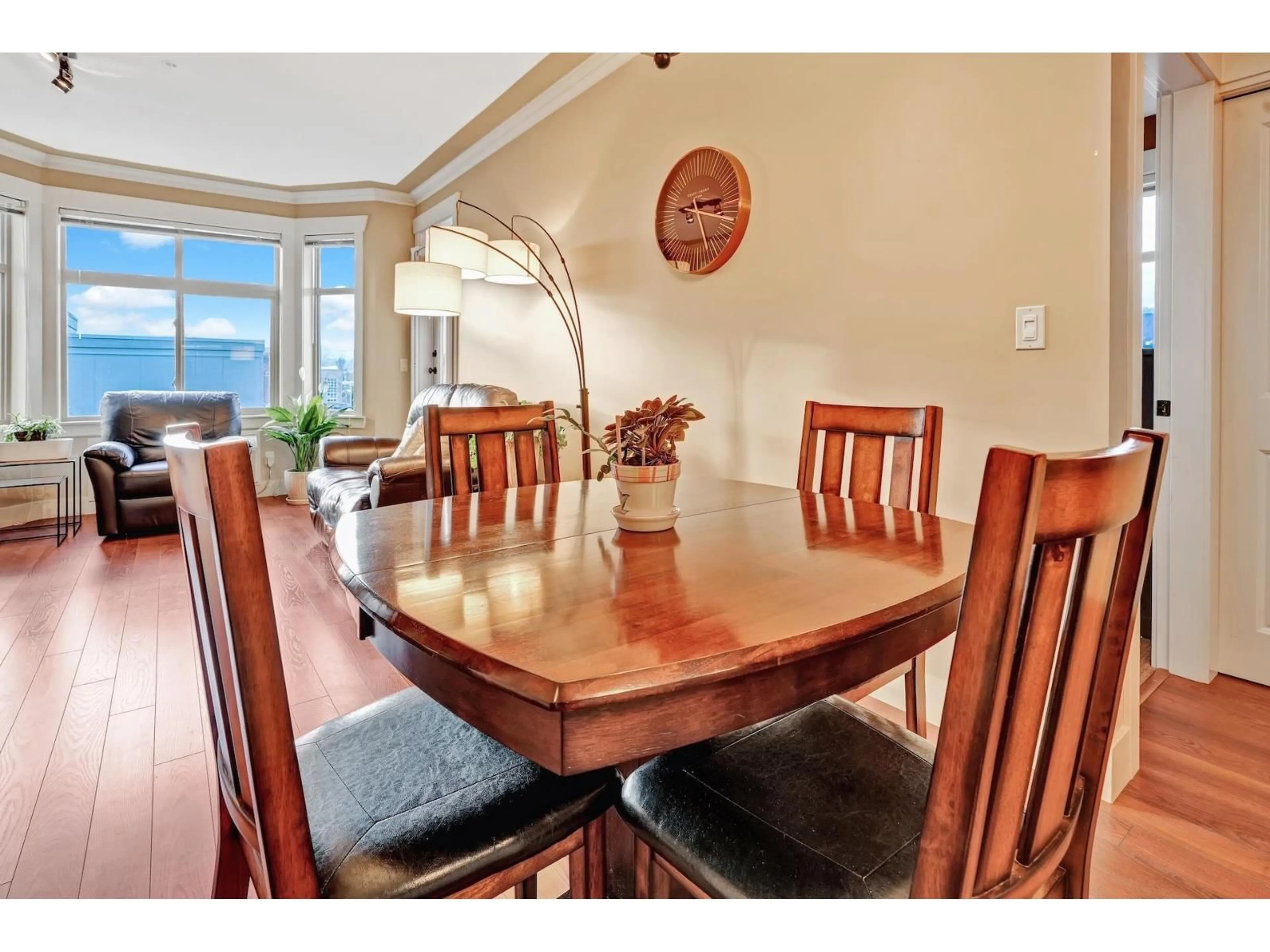 Dining room, wood/laminate floor for 205 - 9060 BIRCH STREET, Chilliwack British Columbia V2P4N4