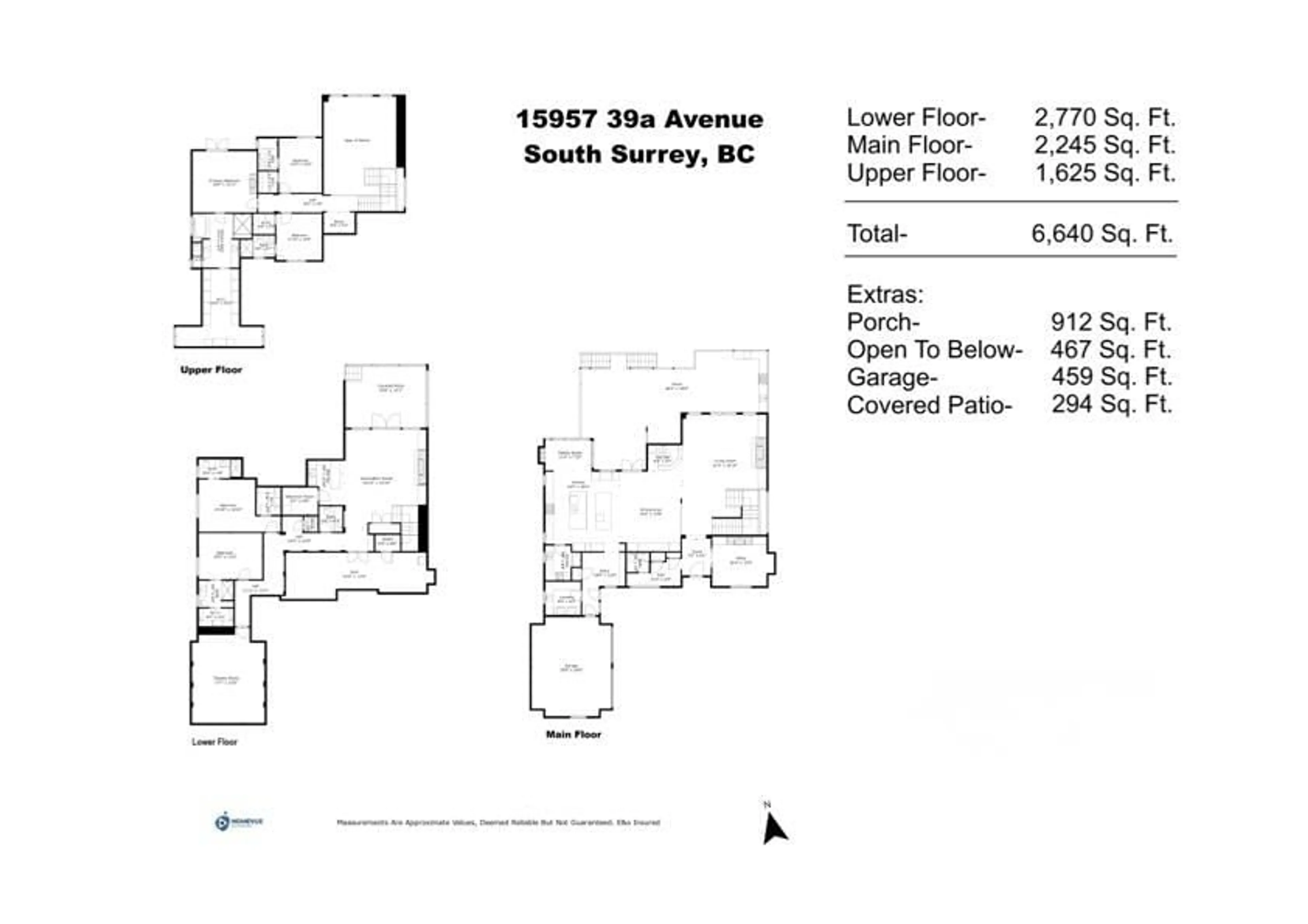 Floor plan for 15957 39A AVENUE, Surrey British Columbia V3Z0Y3