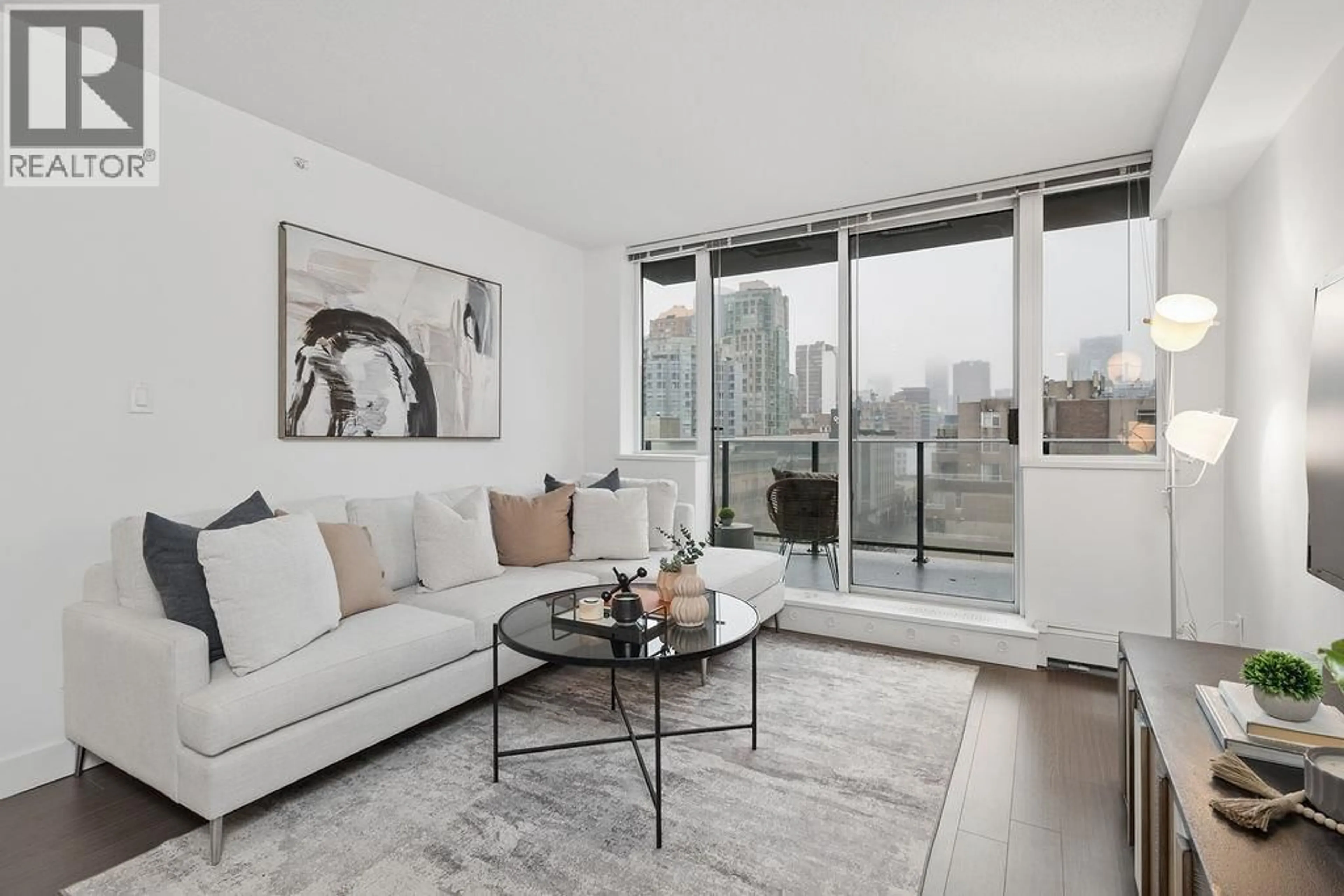 Living room with furniture, unknown for 902 - 1325 ROLSTON STREET, Vancouver British Columbia V6B0M2