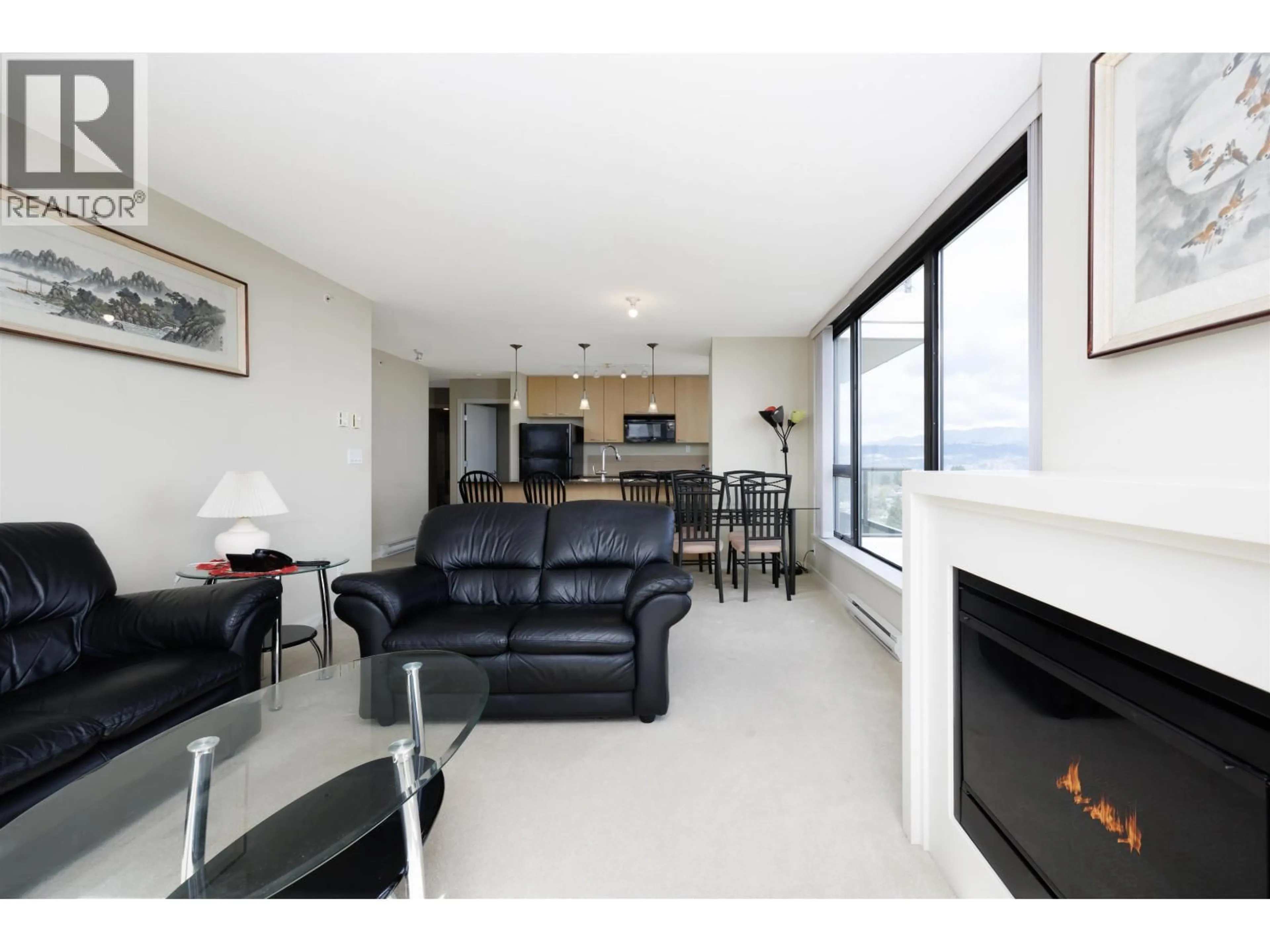 Living room with furniture, unknown for 1408 - 7178 COLLIER STREET, Burnaby British Columbia V5E4N7