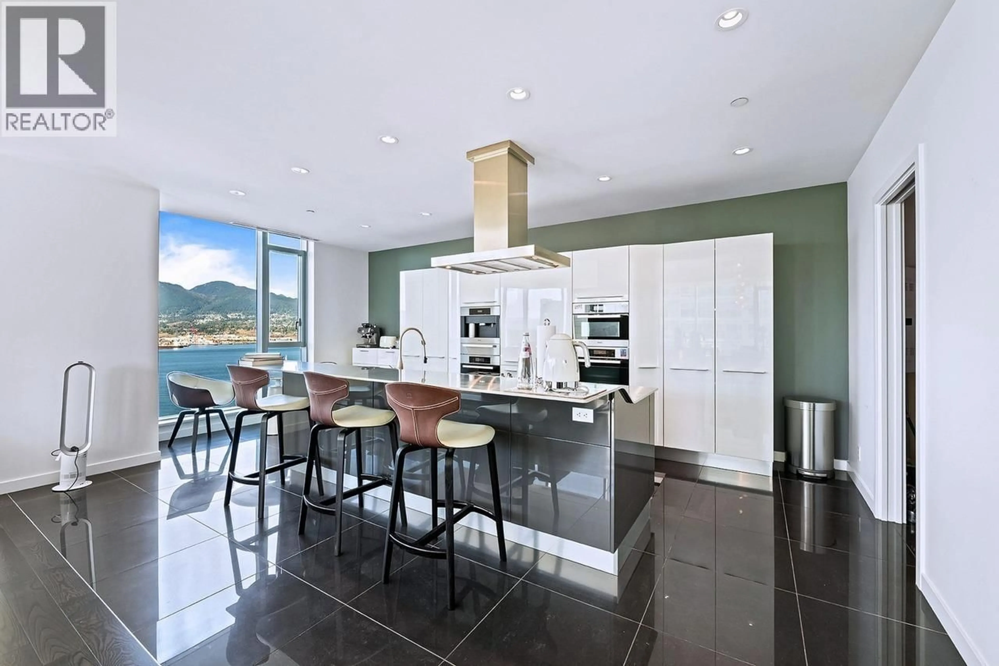 Open concept kitchen, ceramic/tile floor for 2001 - 277 THURLOW STREET, Vancouver British Columbia V6C0C1