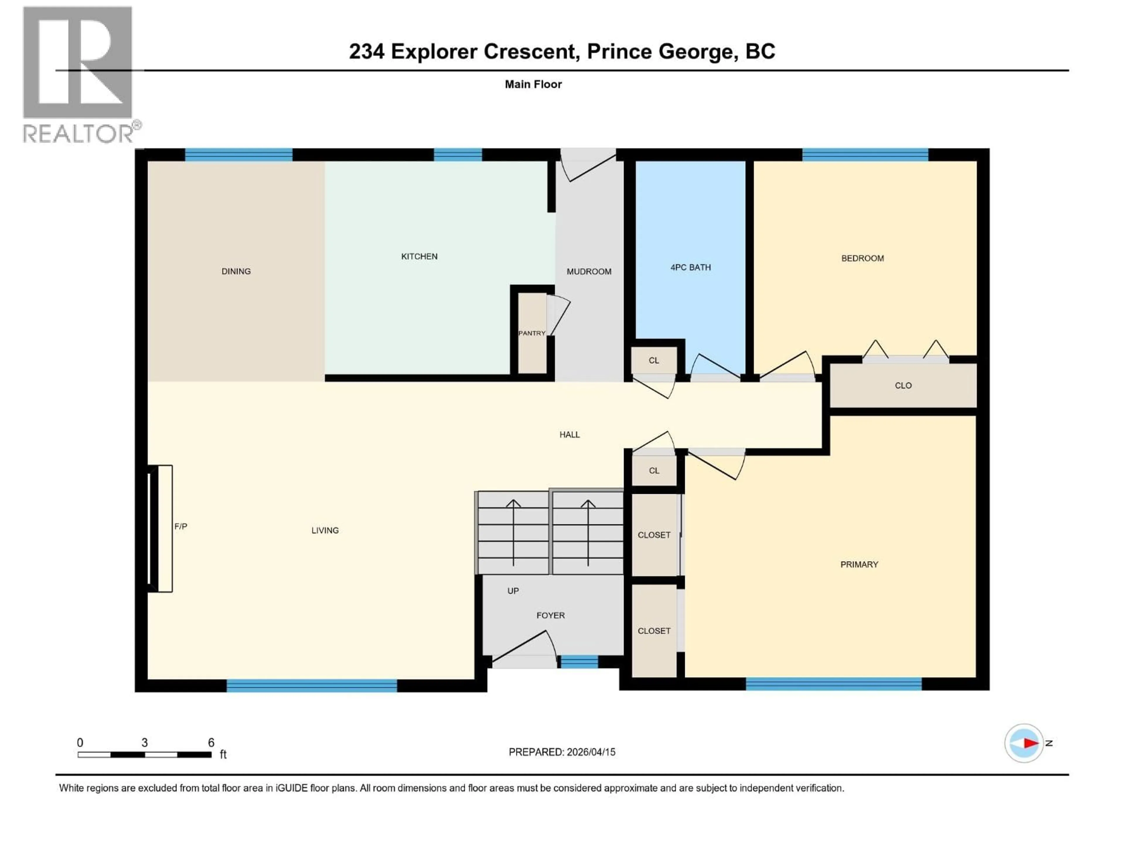 Floor plan for 234 EXPLORER CRESCENT, Prince George British Columbia V2M5R8