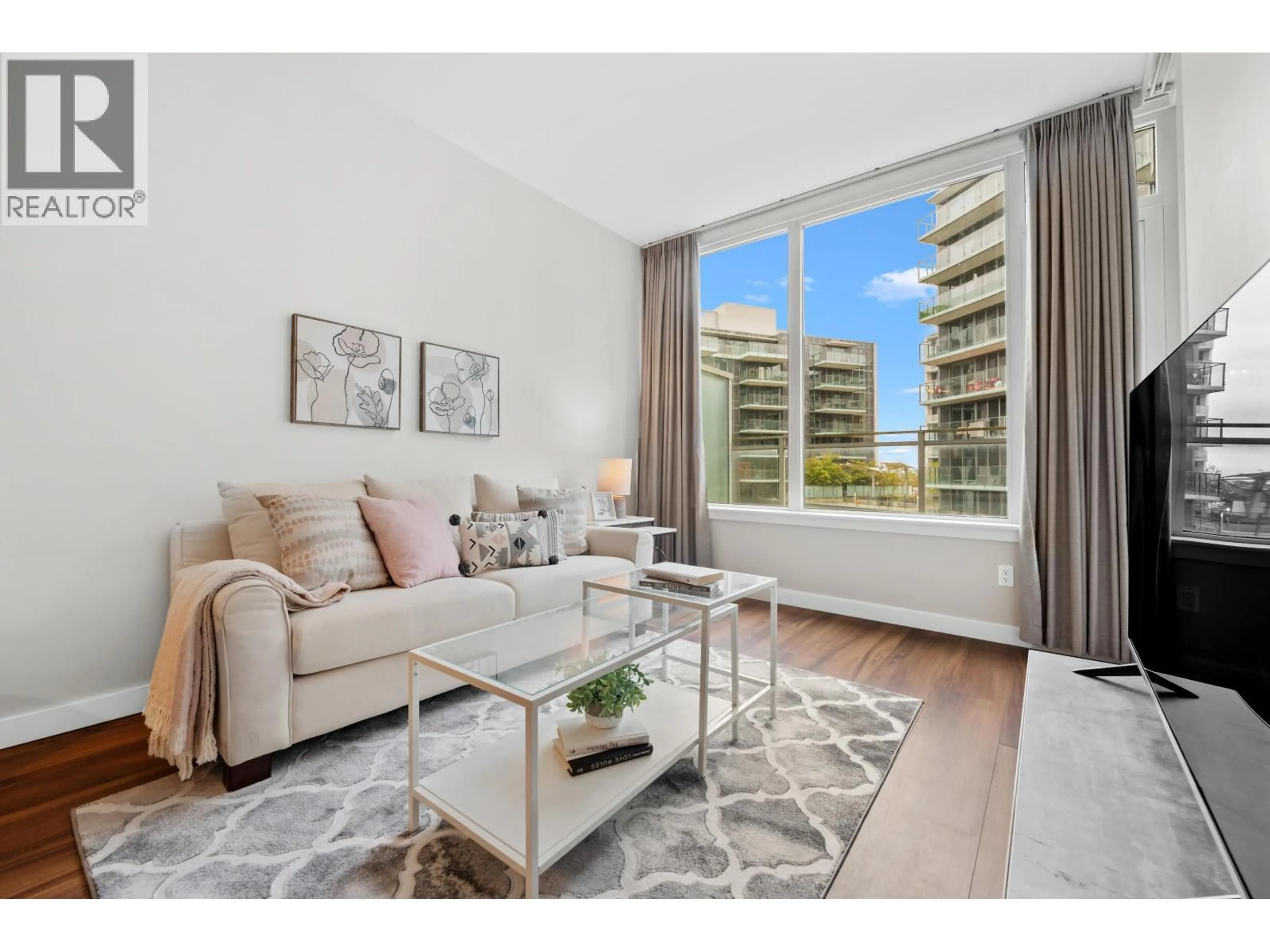 Living room with furniture, unknown for 808 - 8628 HAZELBRIDGE WAY, Richmond British Columbia V6X0R5