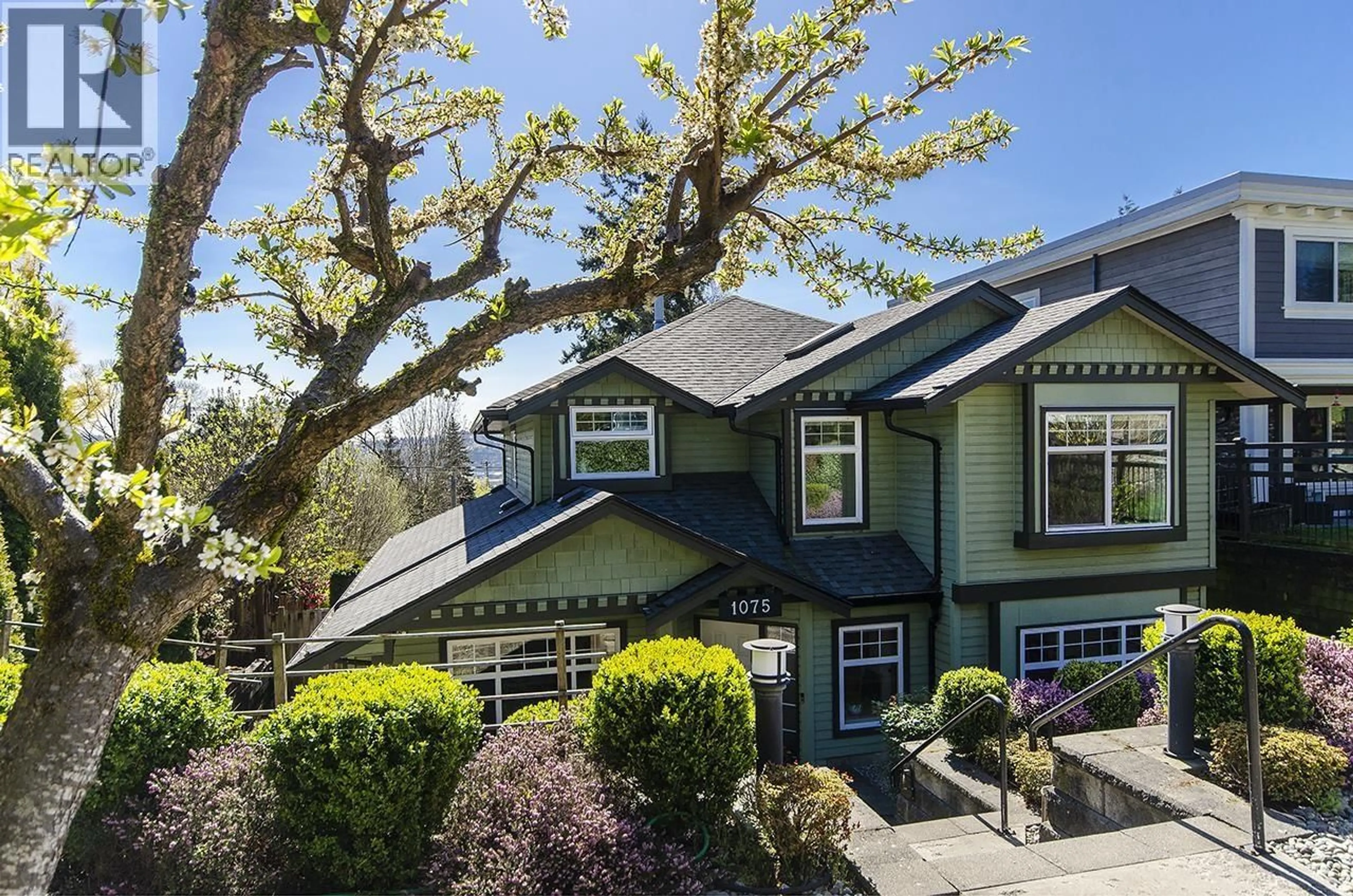 Home with vinyl exterior material, street for 1075 ADDERLEY STREET, North Vancouver British Columbia V7L1T4