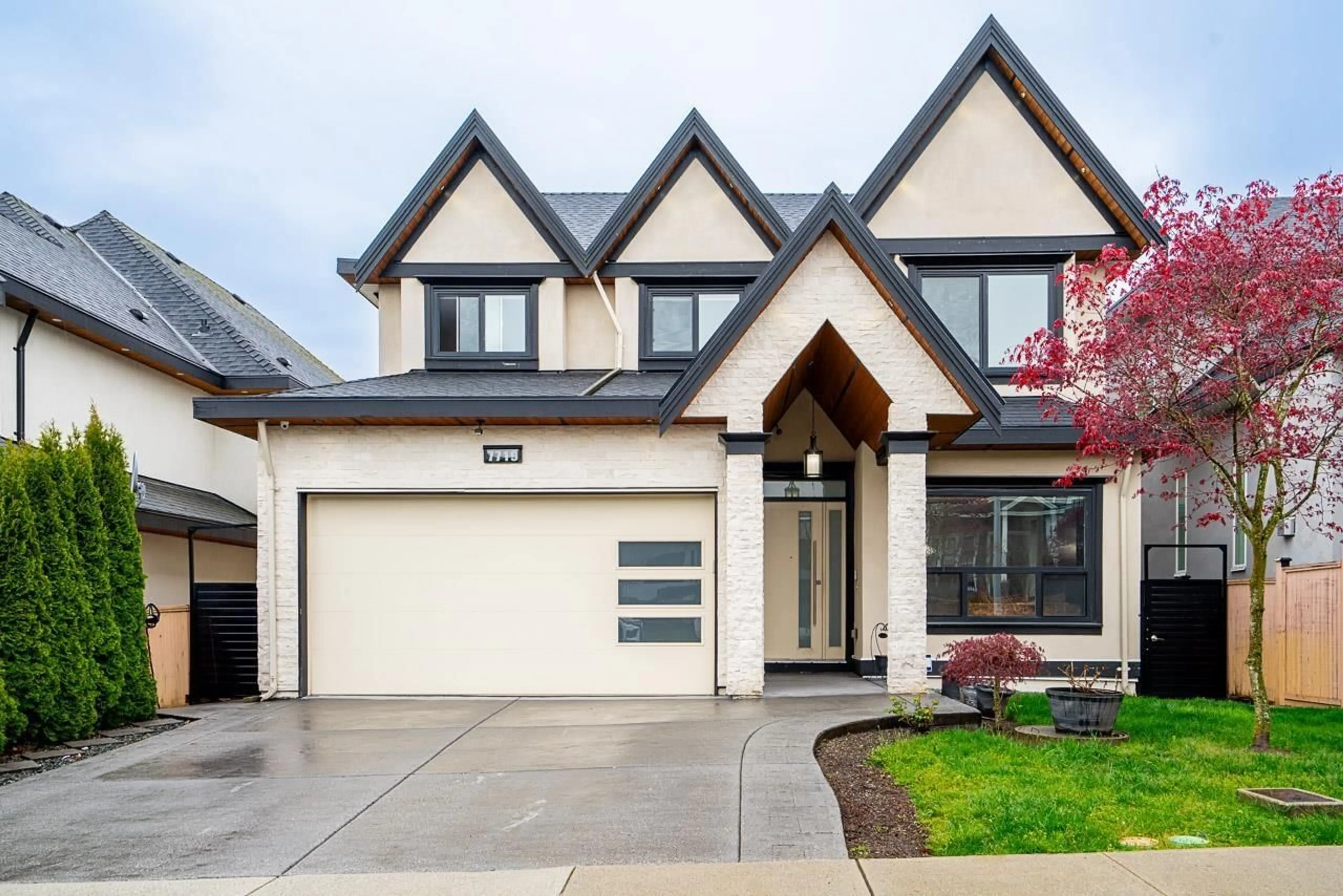 Home with vinyl exterior material, street for 7719 155 STREET, Surrey British Columbia V3S1C2