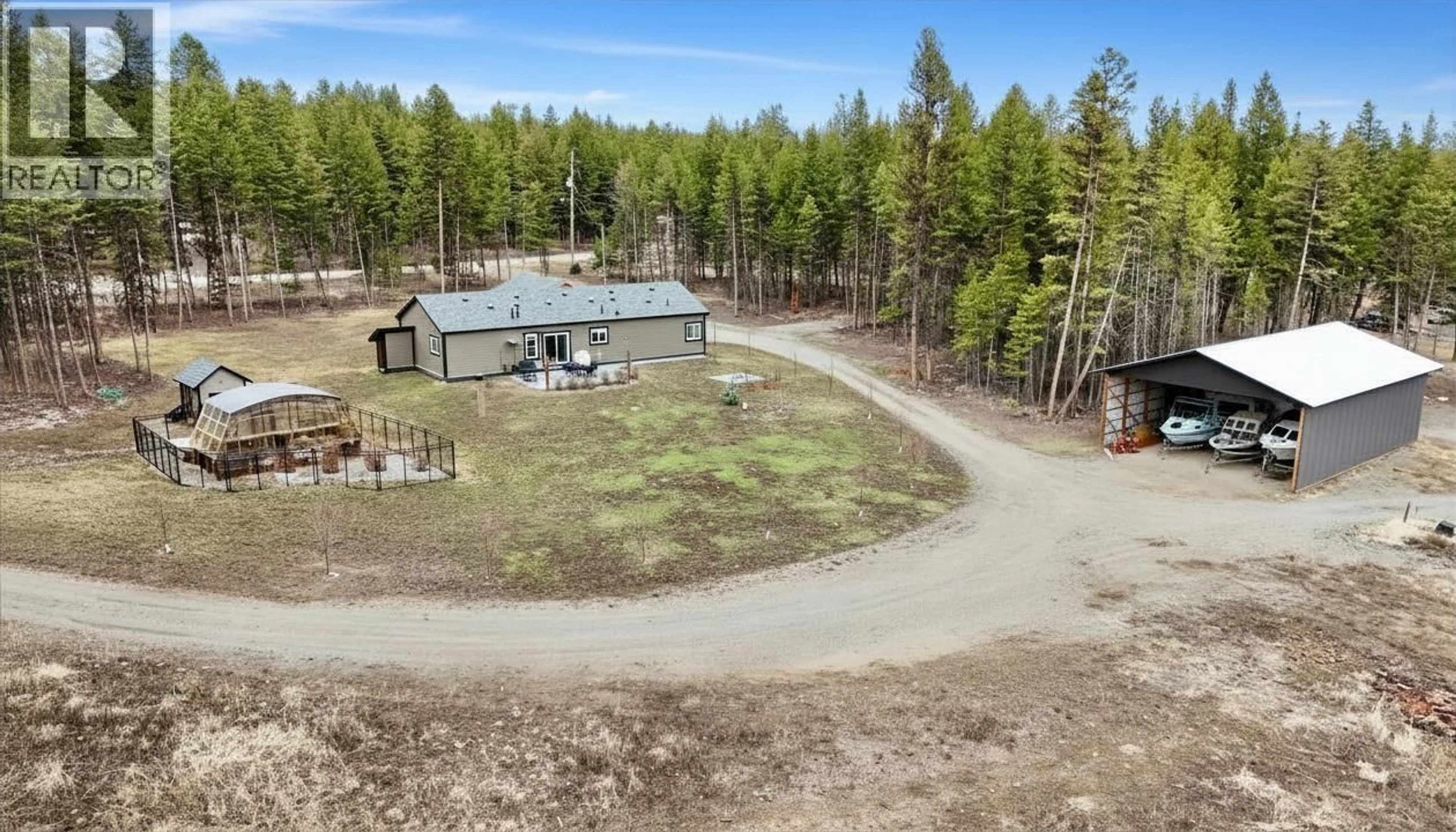 A pic from outside/outdoor area/front of a property/back of a property/a pic from drone, forest/trees view for 2645 MISTY CRESCENT, Williams Lake British Columbia V2G4W9