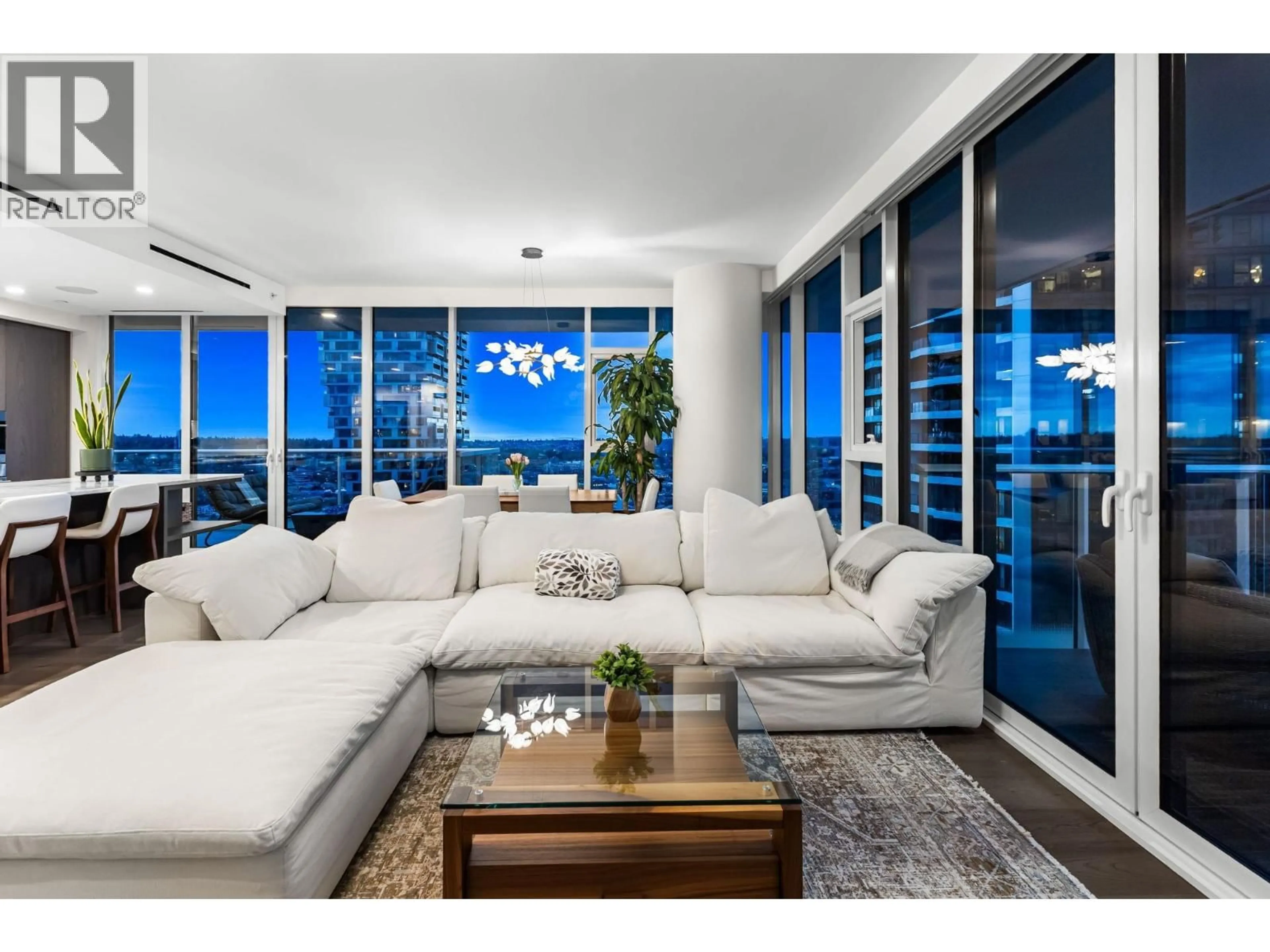 Living room with furniture, unknown for 3404 - 1335 HOWE STREET, Vancouver British Columbia V6Z0H1