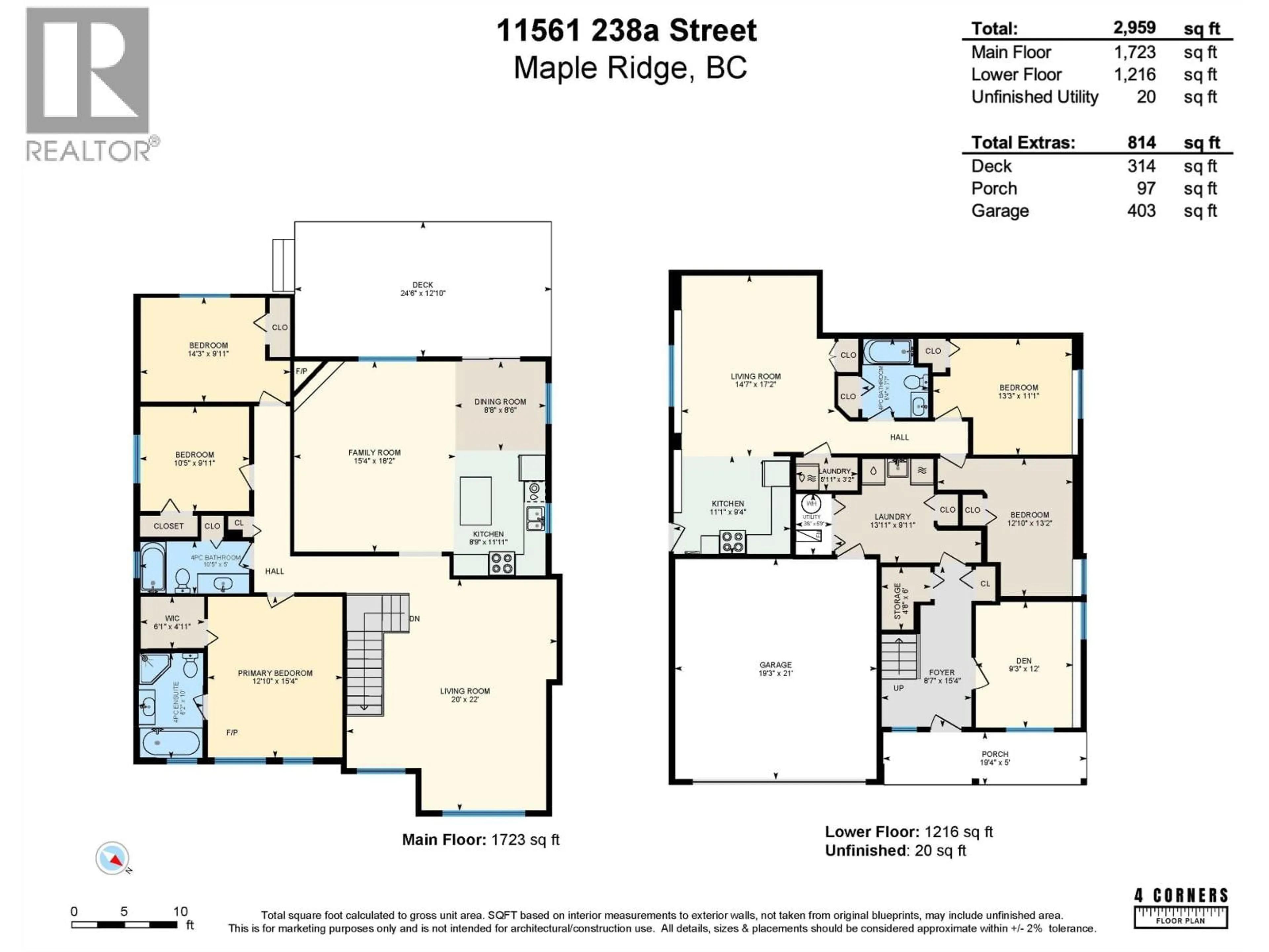 Floor plan for 11561 238A STREET, Maple Ridge British Columbia V2W2A9