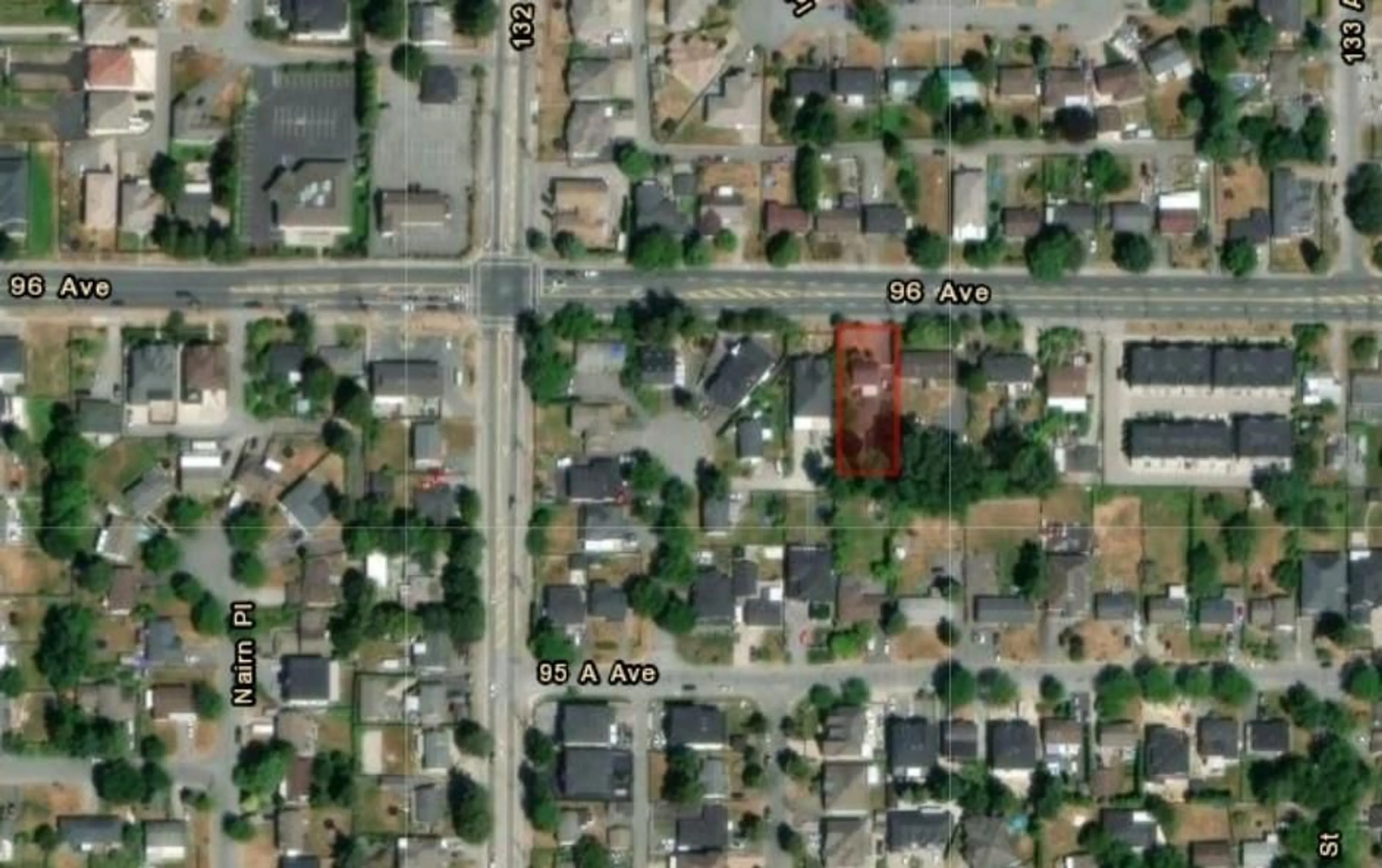 Picture of a map for 13268 96 AVENUE, Surrey British Columbia V3V1Y4