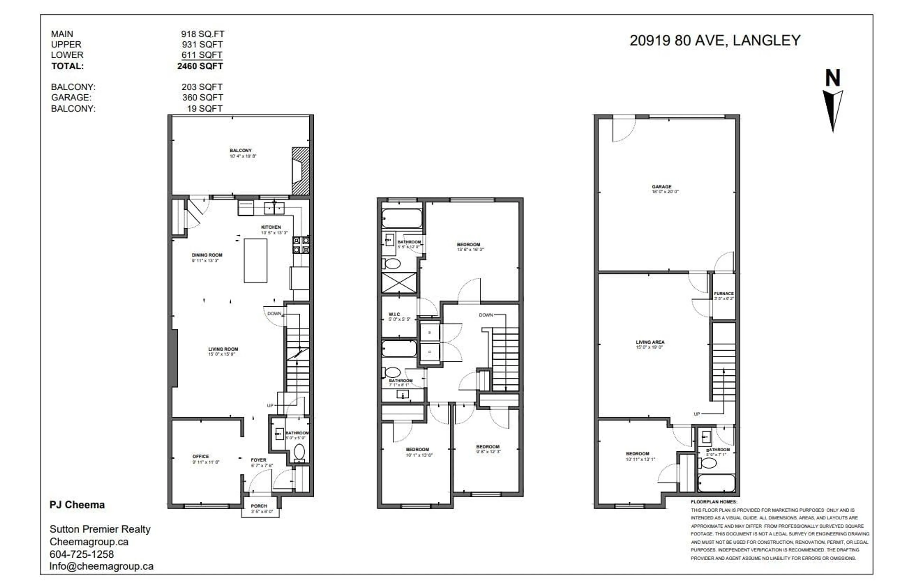 Floor plan for 20919 80 AVENUE, Langley British Columbia V2Y0R3