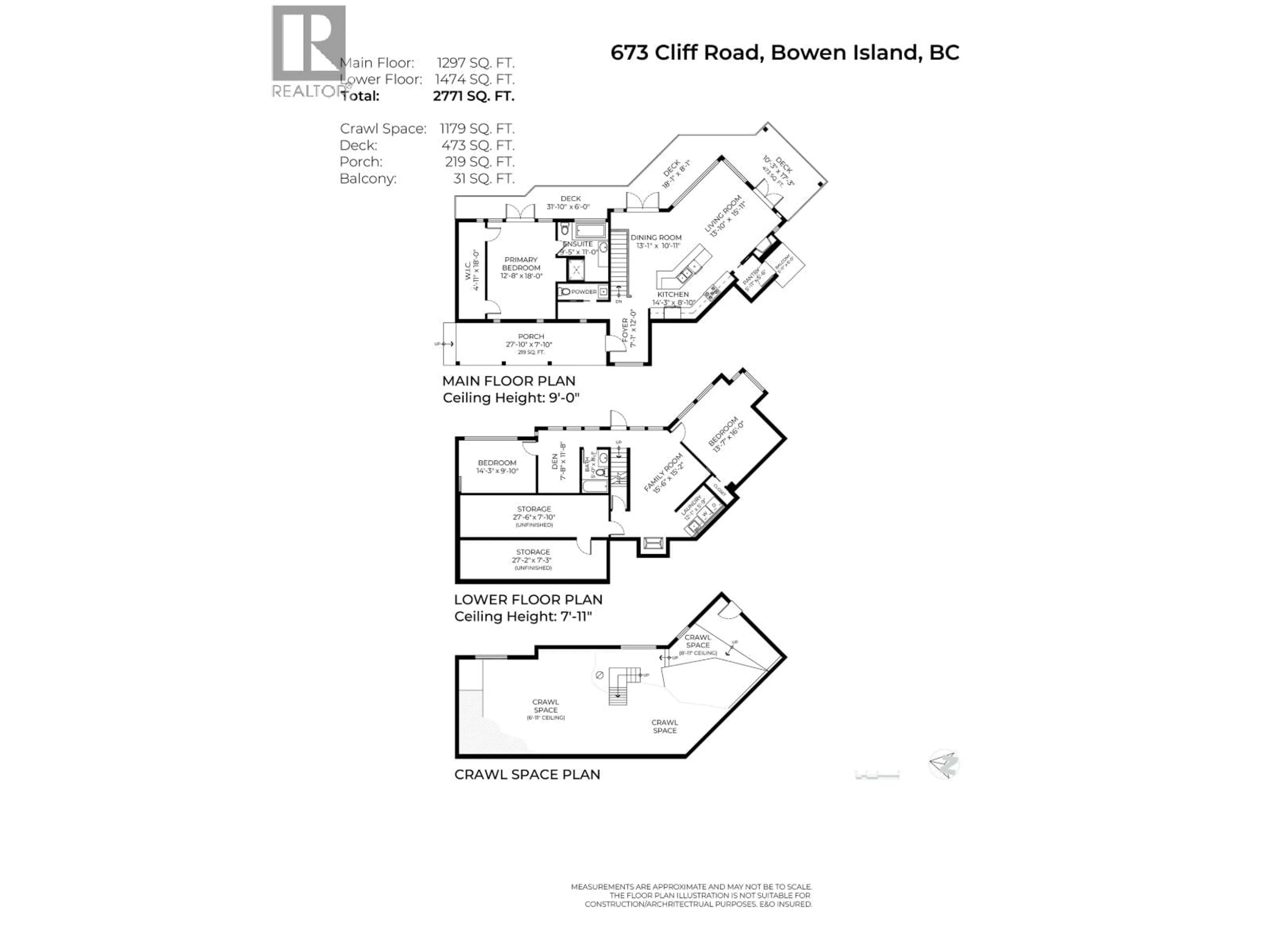 Floor plan for 673 CLIFF ROAD, Bowen Island British Columbia V0N1G1