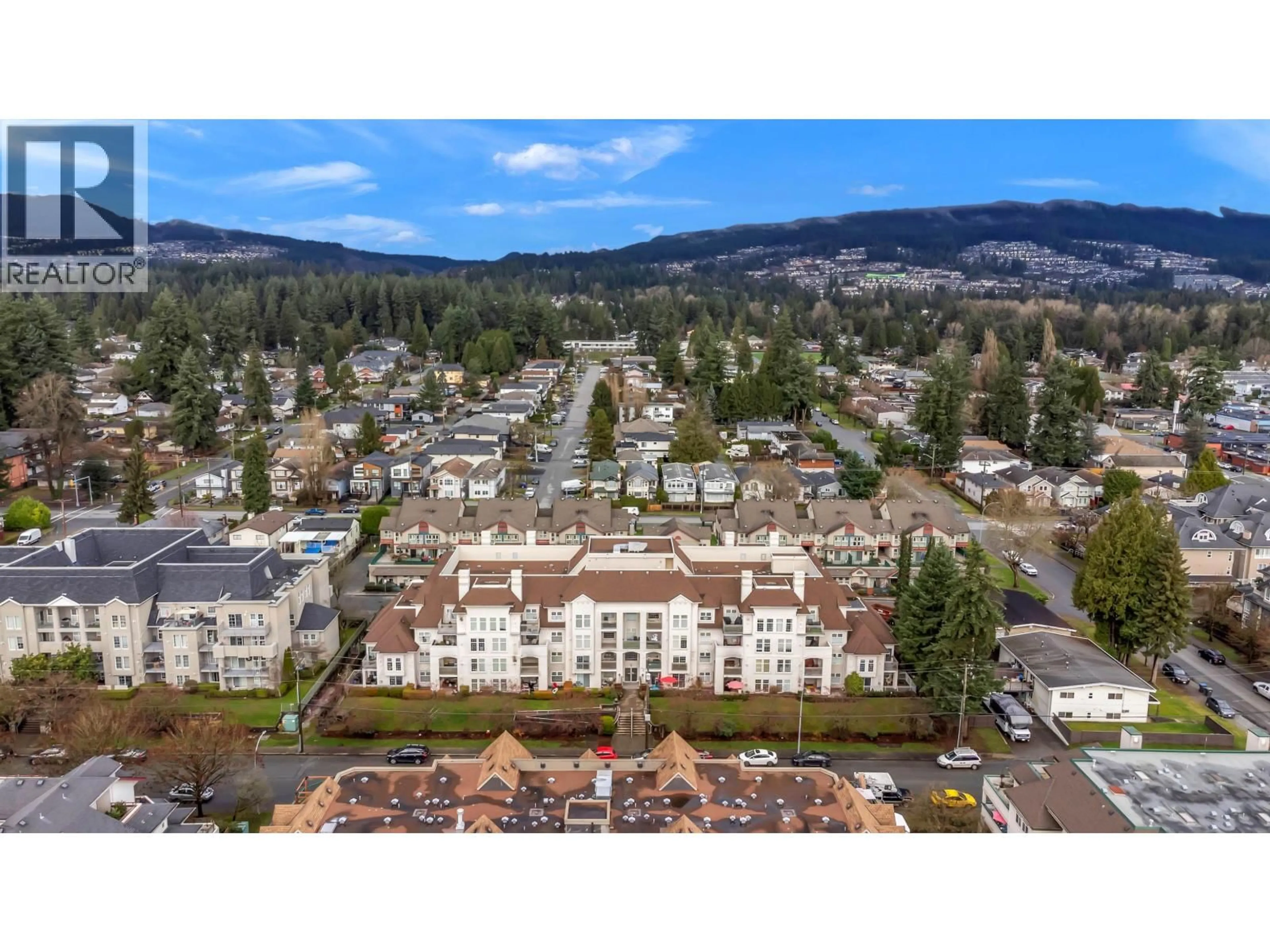 A pic from outside/outdoor area/front of a property/back of a property/a pic from drone, mountain view for 301 - 1655 GRANT AVENUE, Port Coquitlam British Columbia V3B7V1