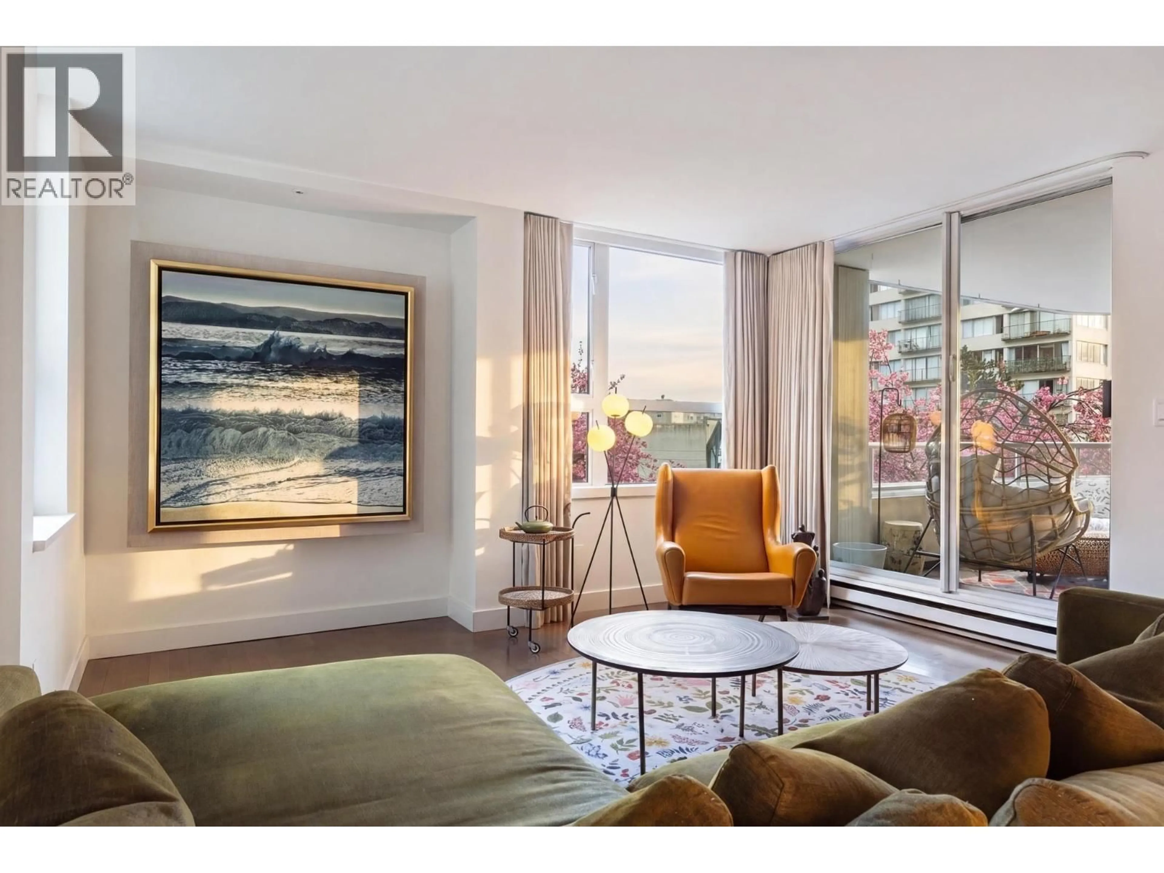 Living room with furniture, unknown for 302 - 1406 HARWOOD STREET, Vancouver British Columbia V6G1X5