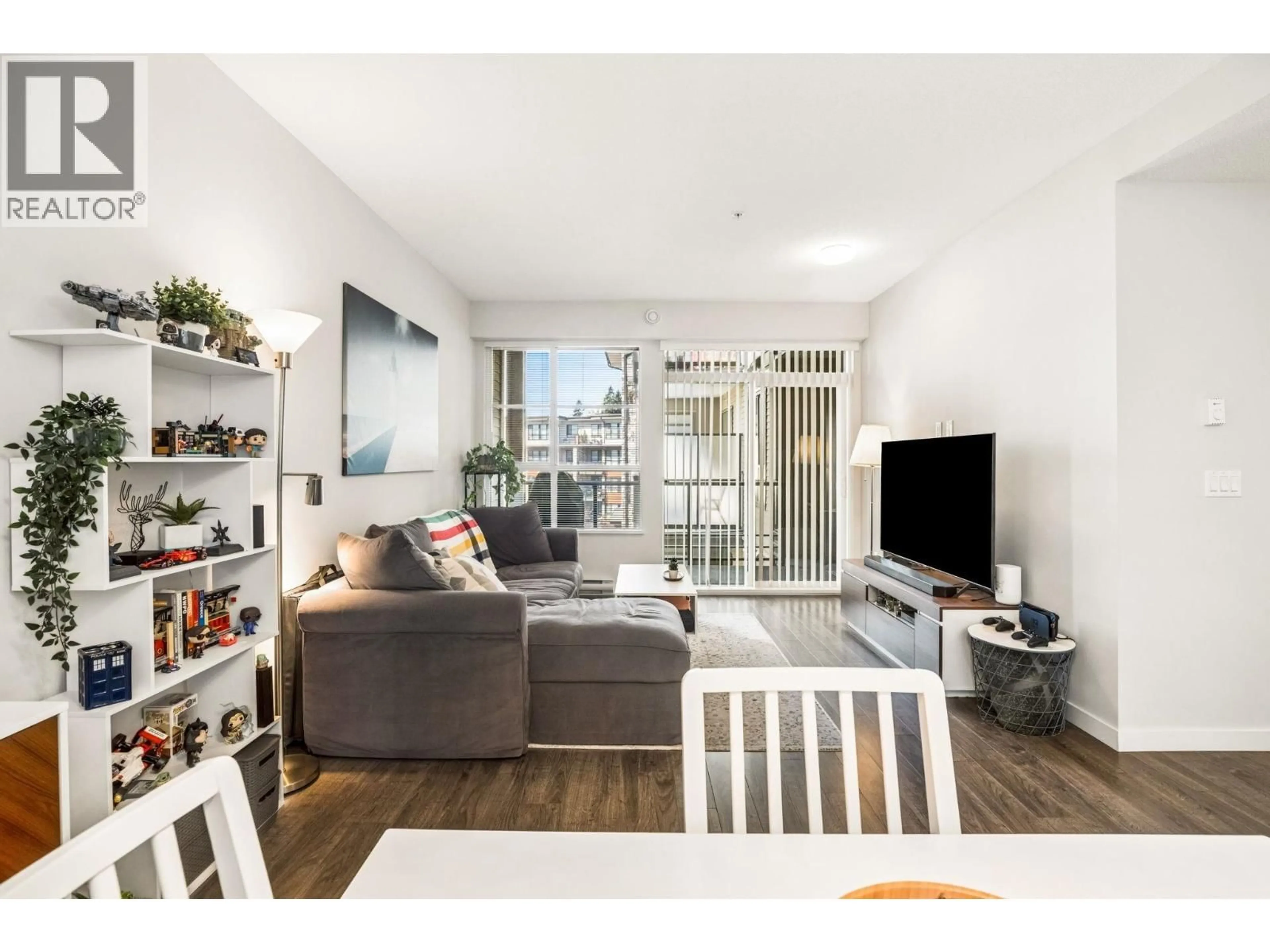 Living room with furniture, unknown for 412 - 1152 WINDSOR MEWS, Coquitlam British Columbia V3B0N1