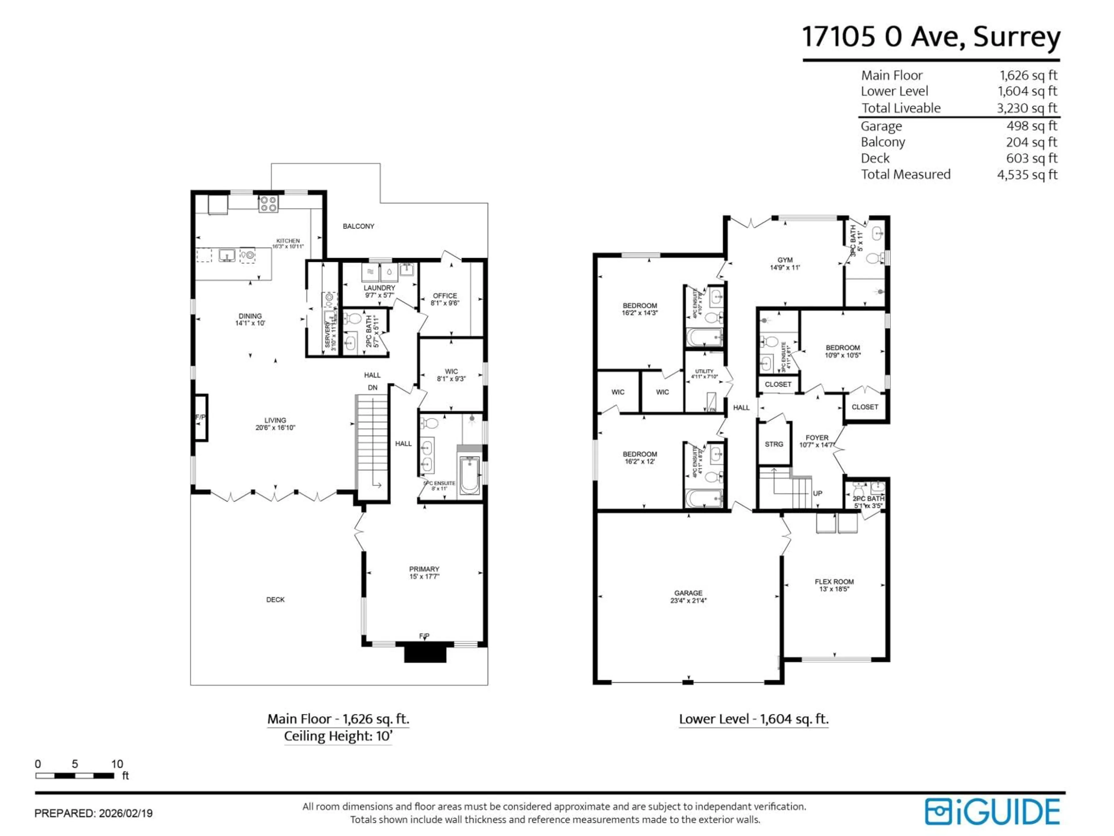 Floor plan for 17105 0 AVENUE, Surrey British Columbia V3Z9P2