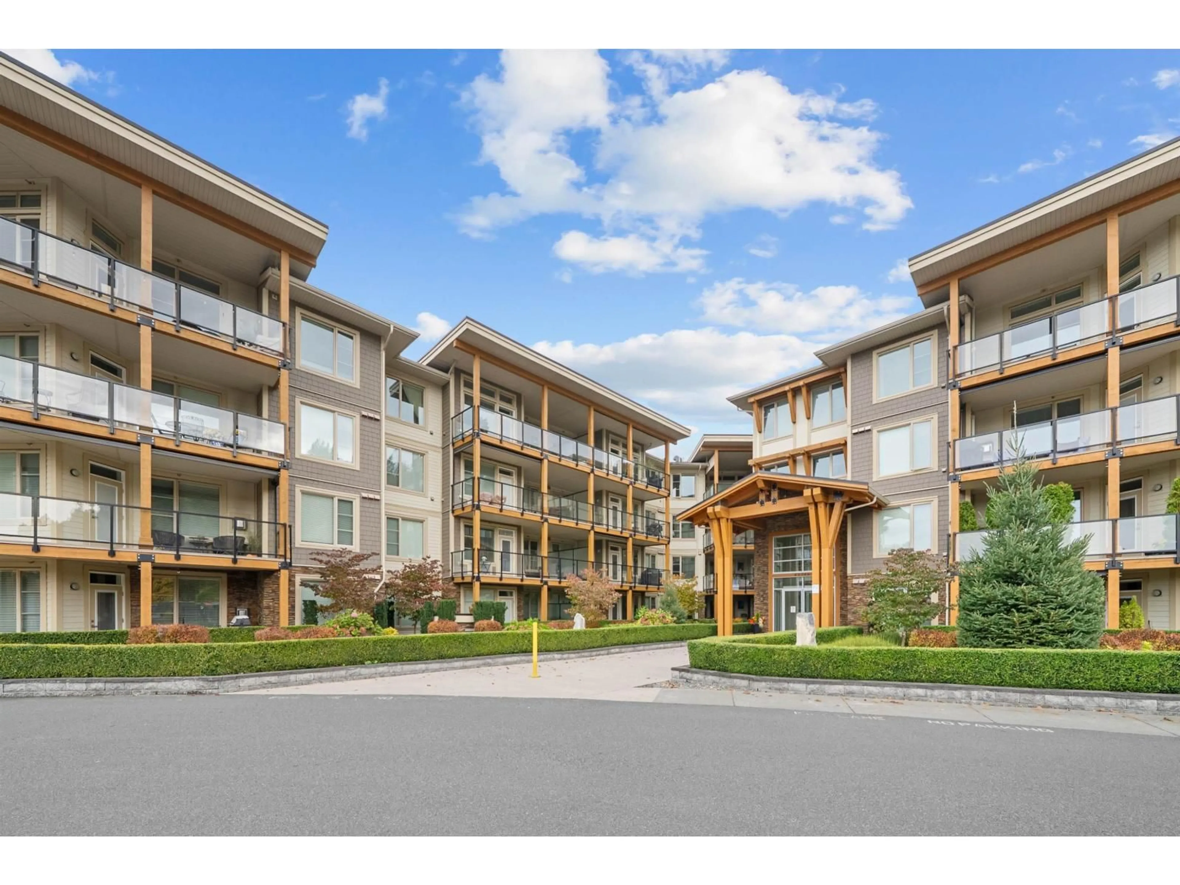 A pic from outside/outdoor area/front of a property/back of a property/a pic from drone, unknown for 301 - 45746 KEITH WILSON ROAD, Chilliwack British Columbia V2R0X3