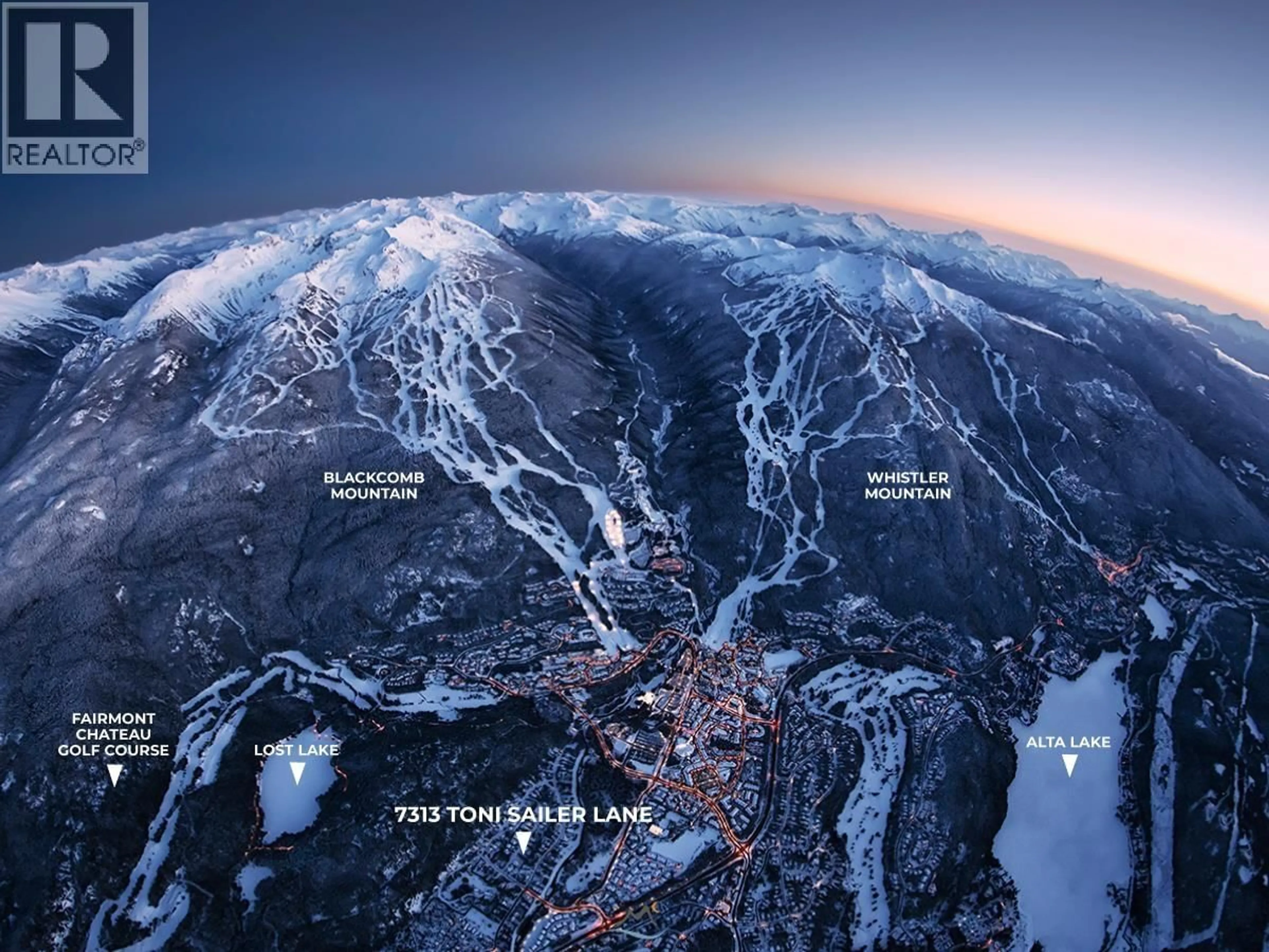 Picture of a map for 7313 TONI SAILER LANE, Whistler British Columbia V8E0E3