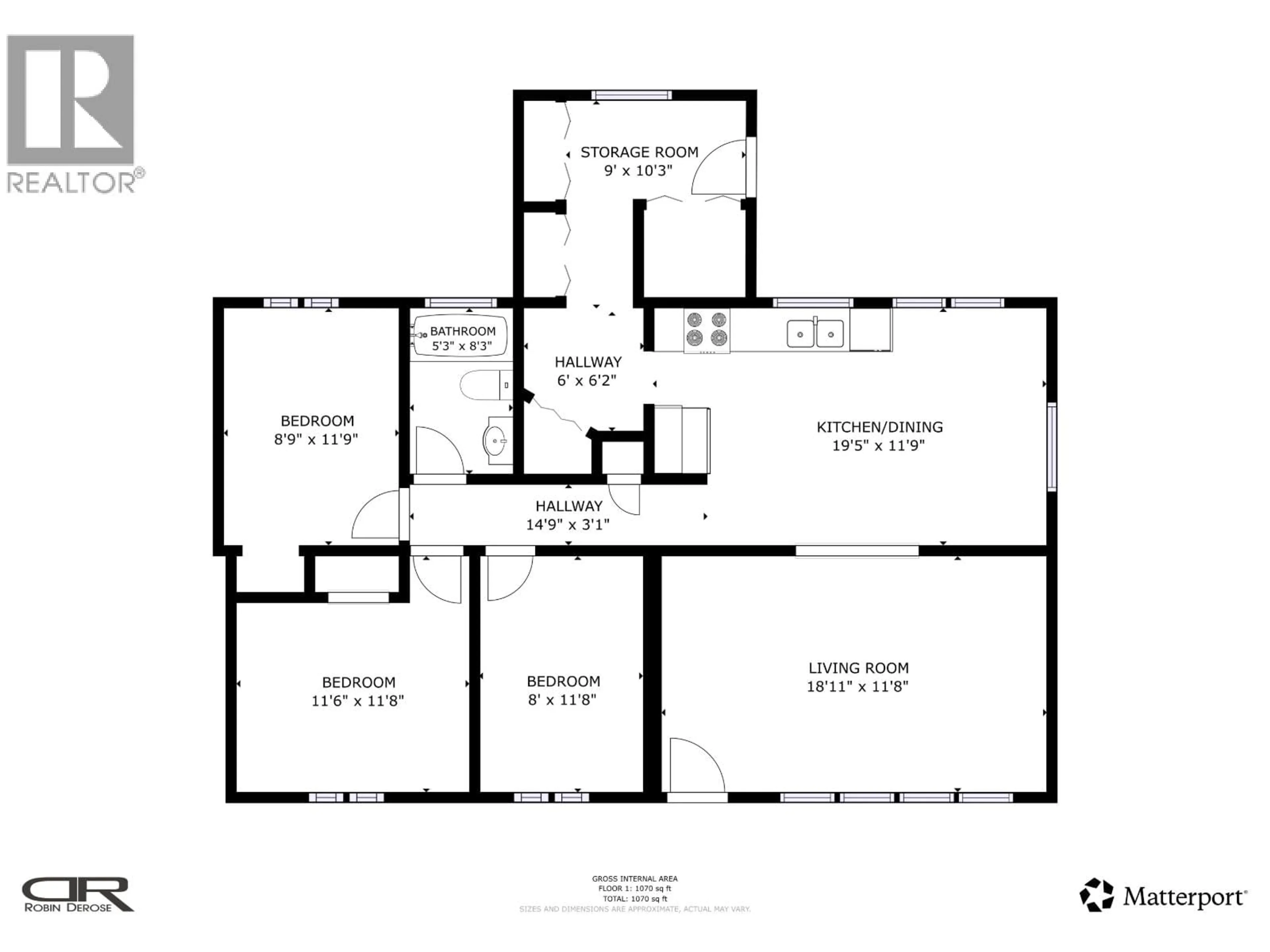 Floor plan for 10704 102 AVENUE, Fort St. John British Columbia V1J2E8