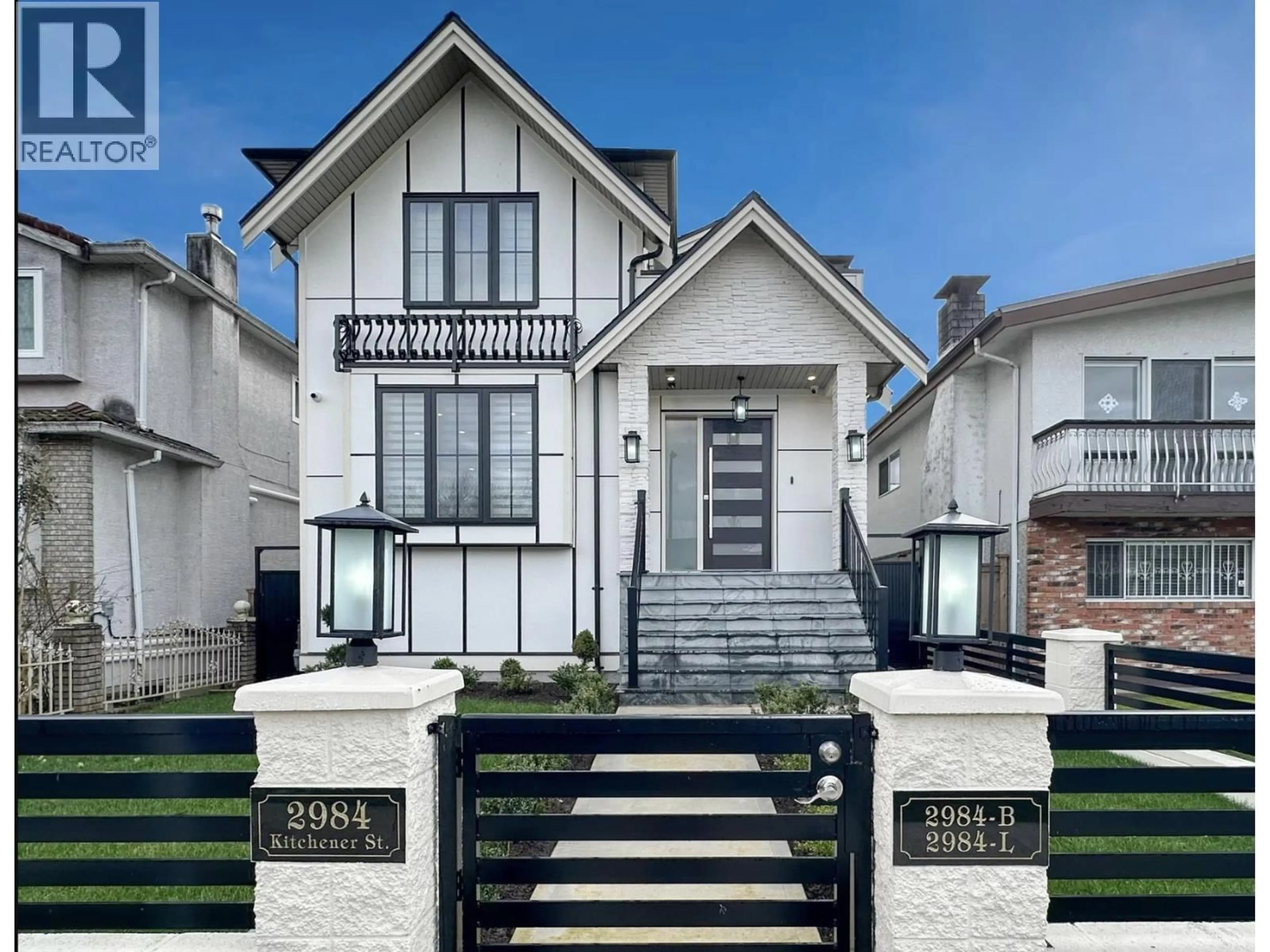 Home with brick exterior material, street for 2984 KITCHENER STREET, Vancouver British Columbia V5K3E5