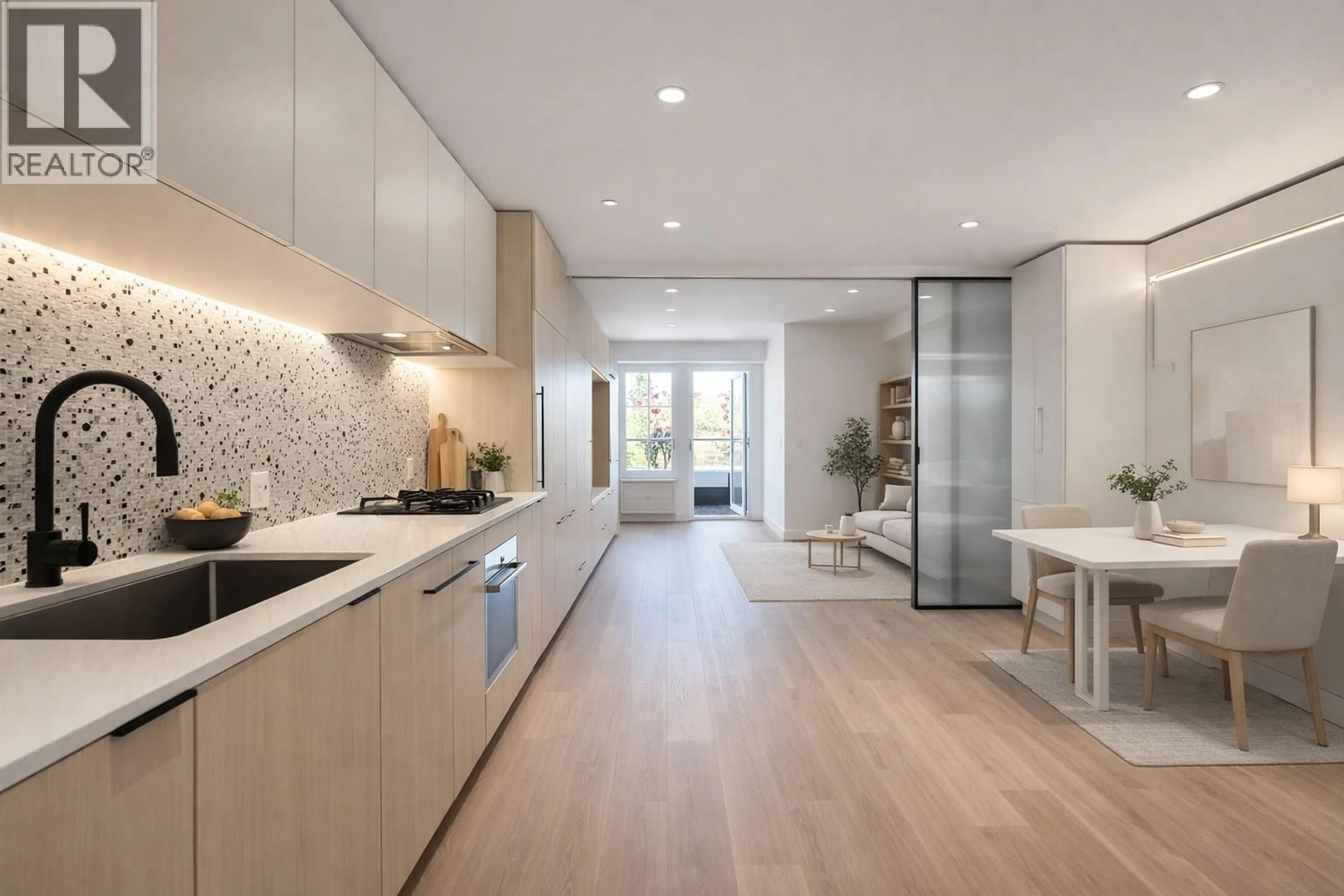 Contemporary kitchen, unknown for 422 - 2471 ST GEORGE STREET, Vancouver British Columbia V5T0L9