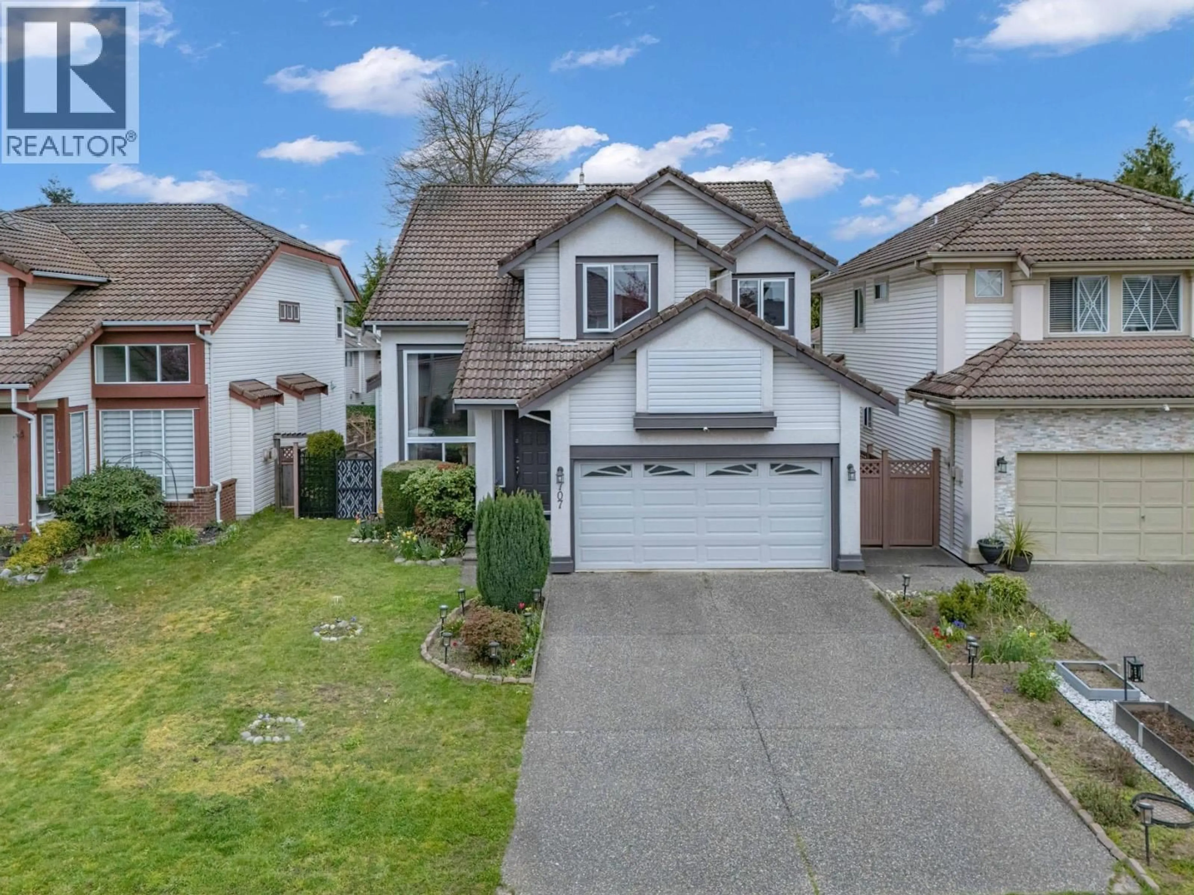 A pic from outside/outdoor area/front of a property/back of a property/a pic from drone, street for 707 OMINECA AVENUE, Port Coquitlam British Columbia V3B7N9
