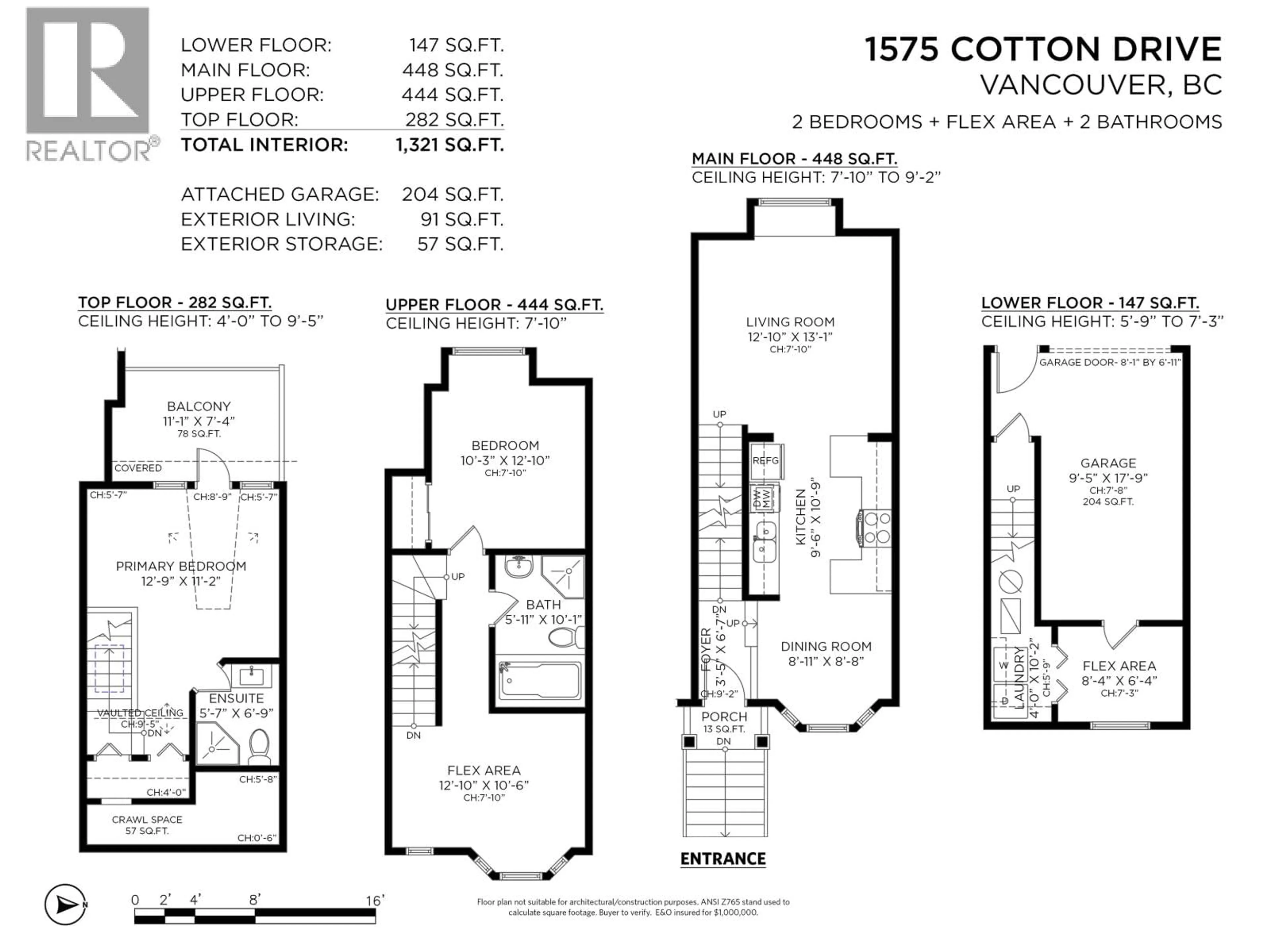 Floor plan for 1575 COTTON DRIVE, Vancouver British Columbia V5L5G5