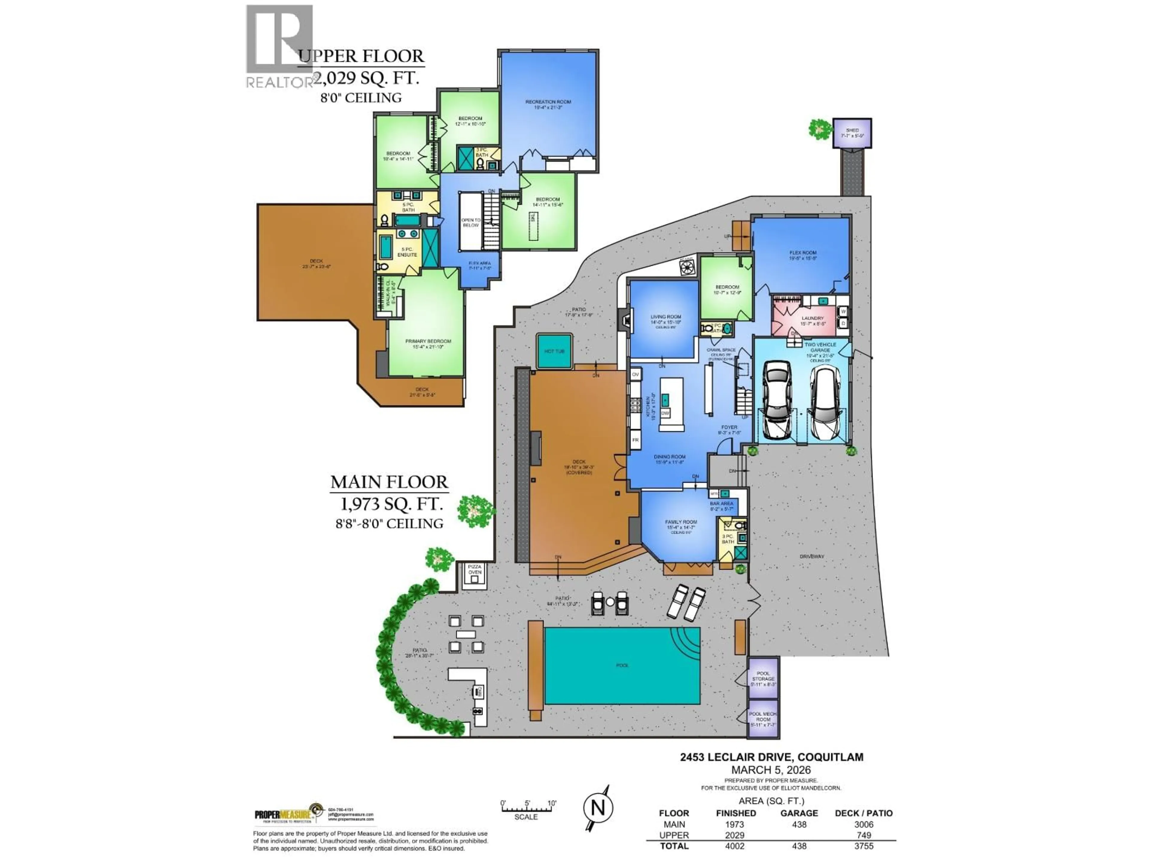 Floor plan for 2453 LECLAIR DRIVE, Coquitlam British Columbia V3K6G7