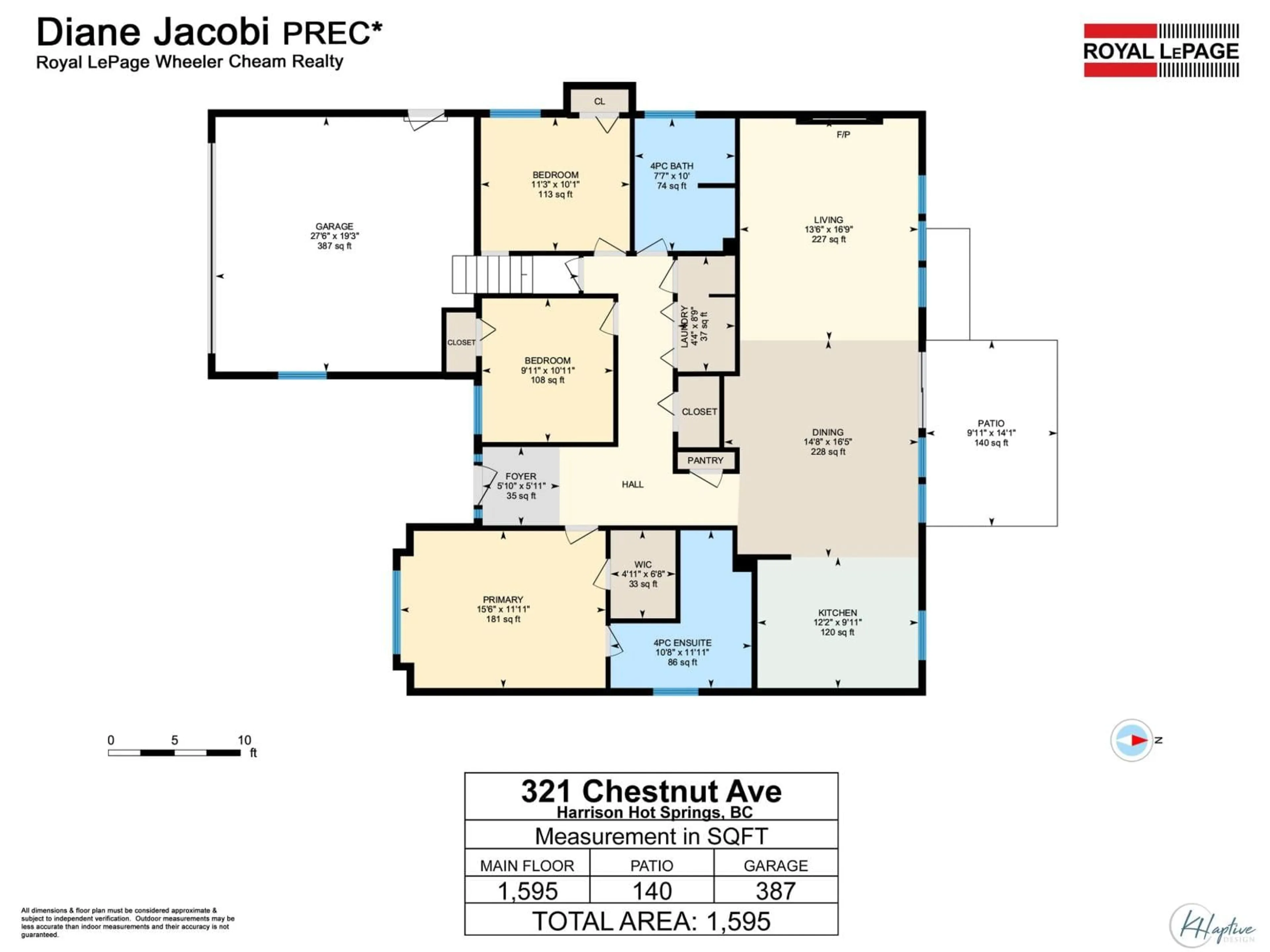Floor plan for 321 CHESTNUT AVENUE, Harrison Hot Springs British Columbia V0M1K0