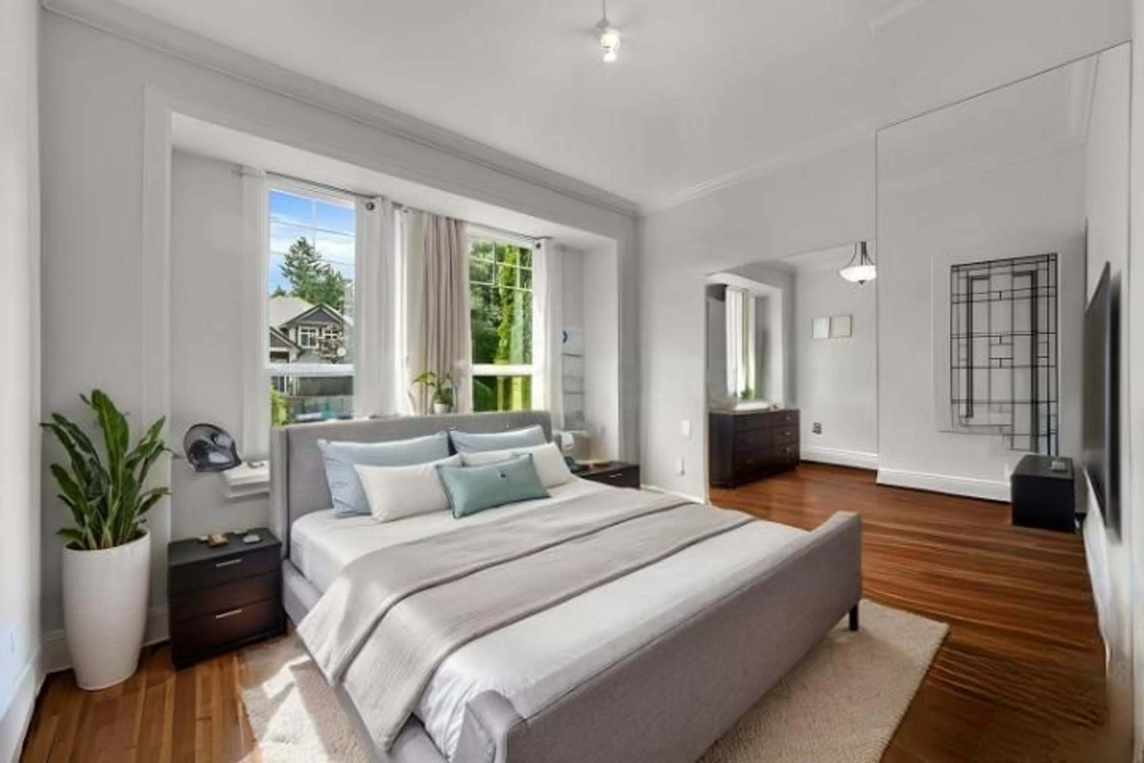 Bedroom with bed, unknown for 7506 143C STREET, Surrey British Columbia V3W1S2