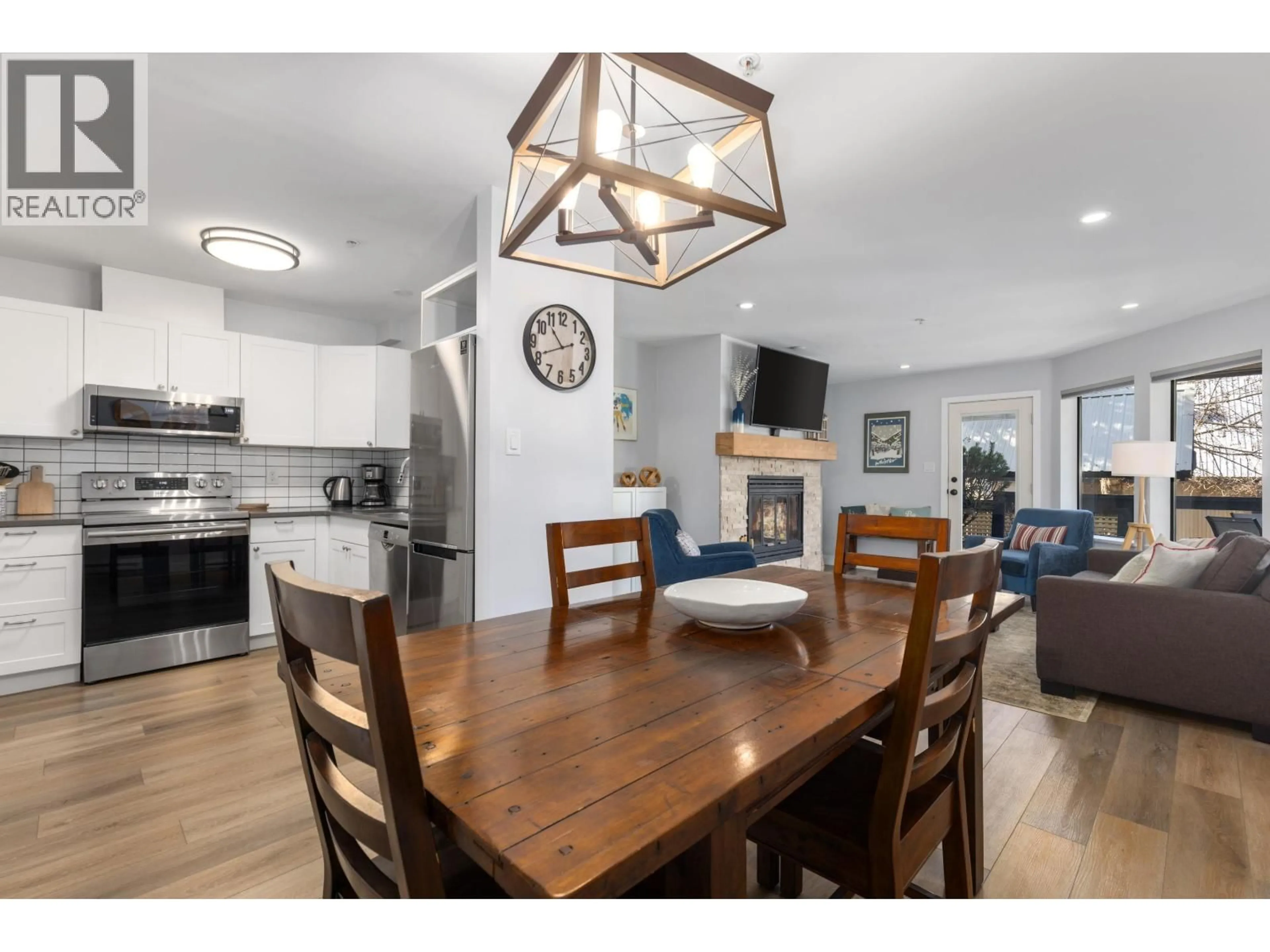 Open concept kitchen, wood/laminate floor for 2 - 4637 BLACKCOMB WAY, Whistler British Columbia V8E0Y6