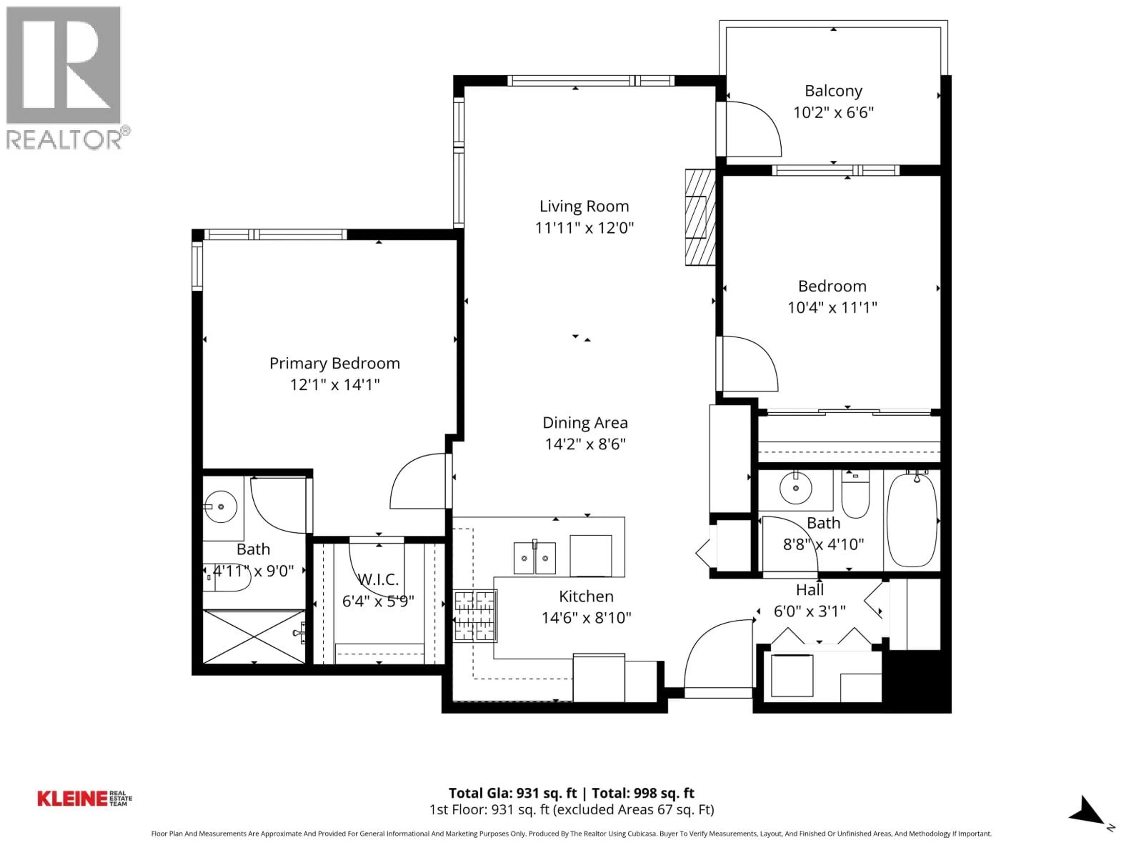 Floor plan for 204 - 1315 56TH STREET, Tsawwassen British Columbia V4L2A6