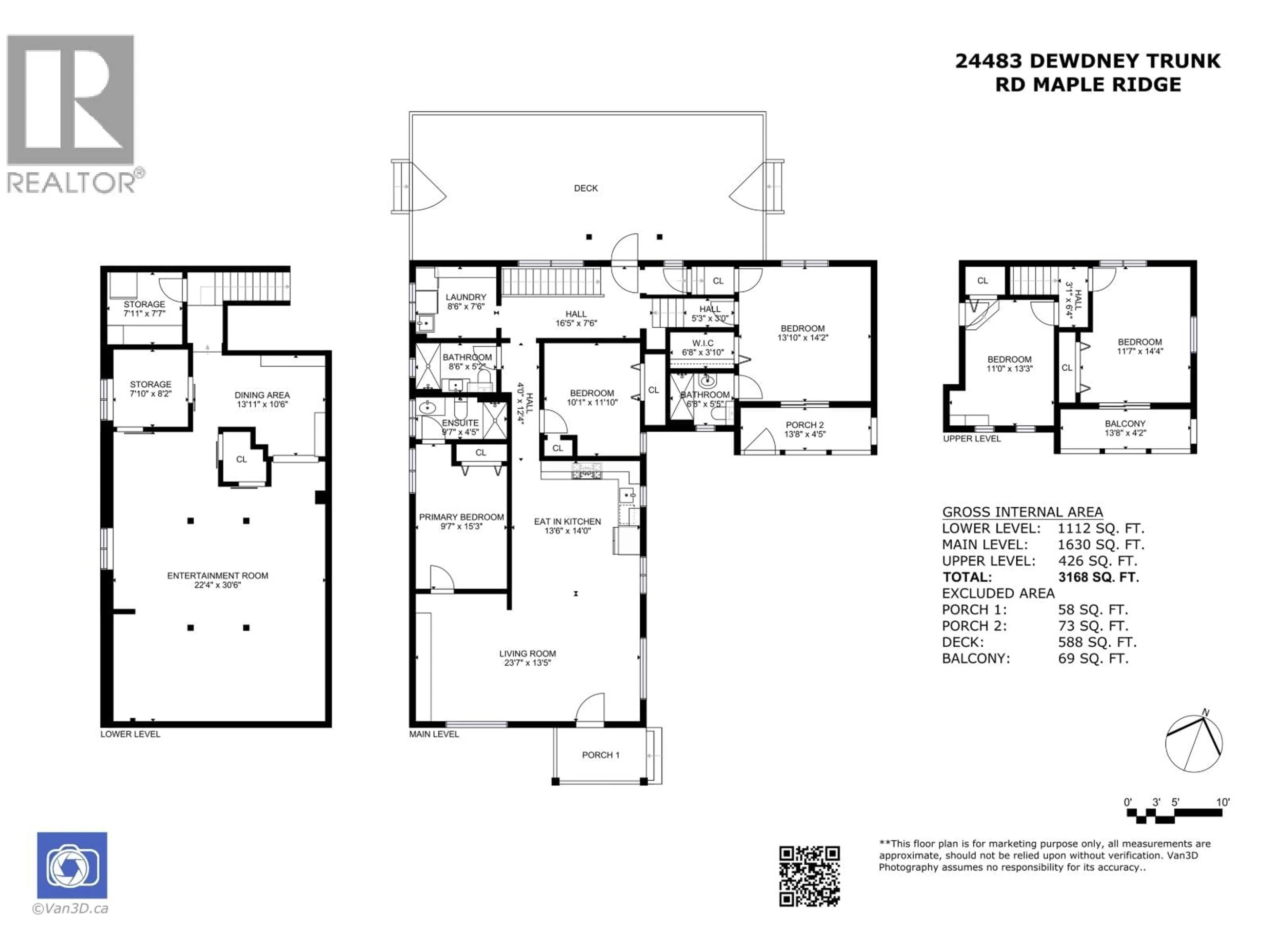 Floor plan for 24483 DEWDNEY TRUNK ROAD, Maple Ridge British Columbia V4R1W9
