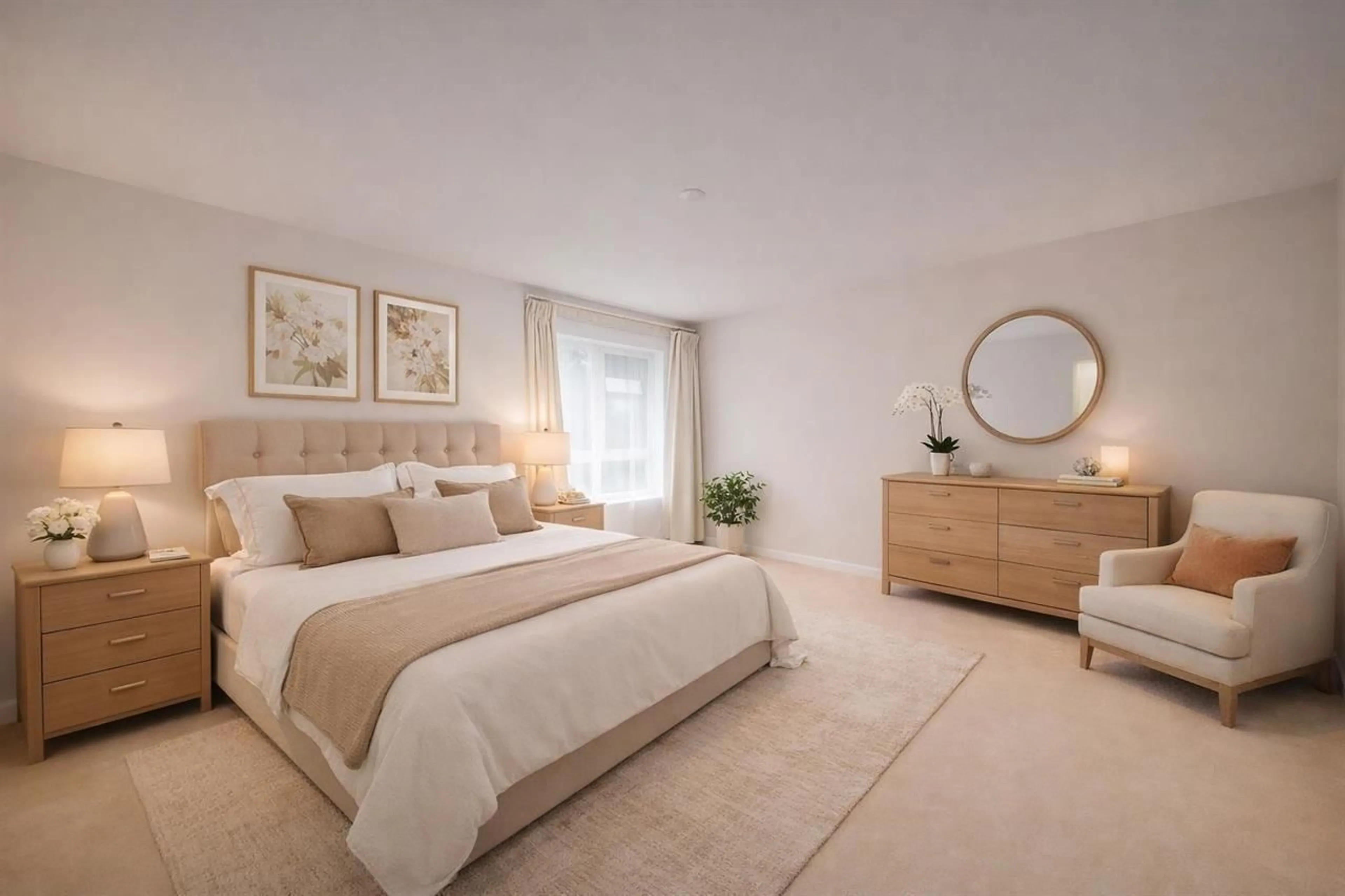 Bedroom with bed, unknown for 67 - 10489 DELSOM CRESCENT, Delta British Columbia V4C0B9