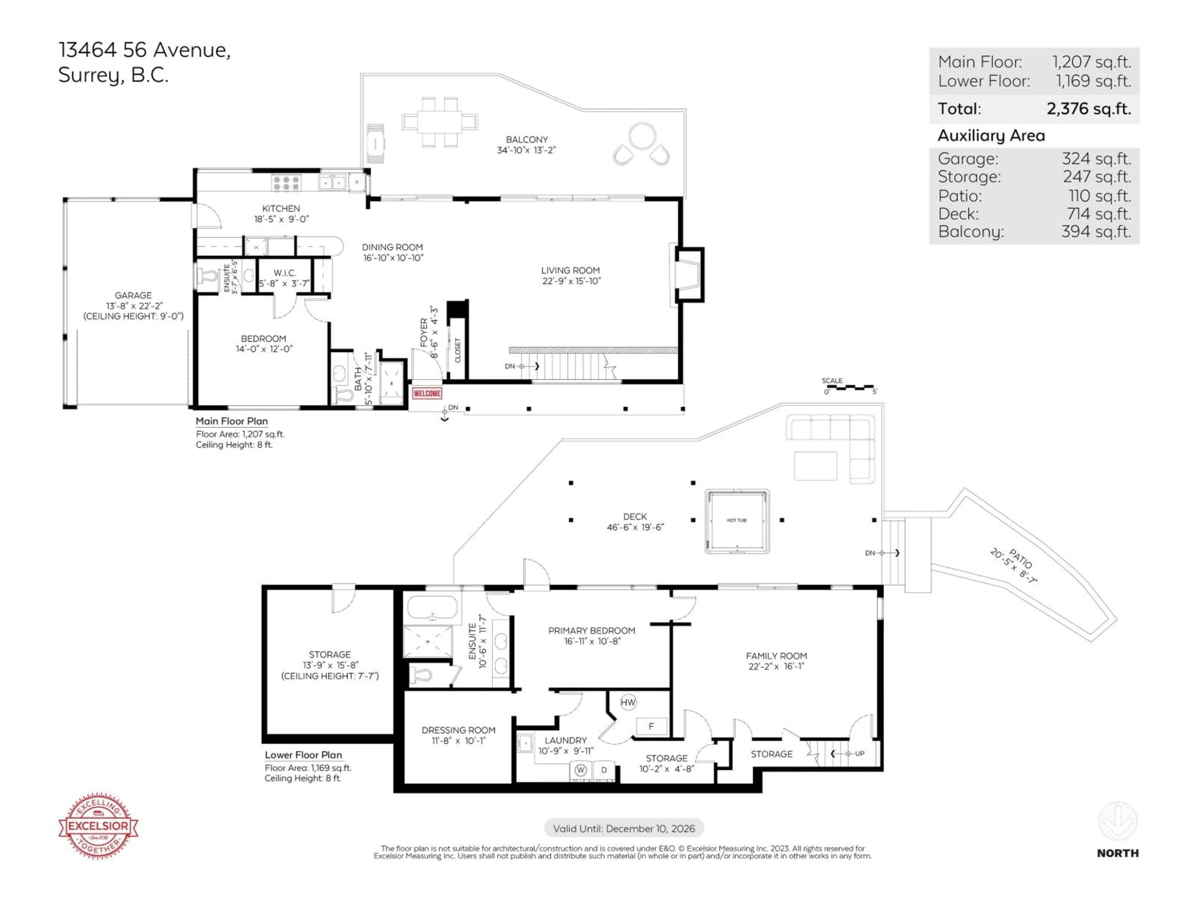Floor plan for 13464 56 AVENUE, Surrey British Columbia V3X2Z6