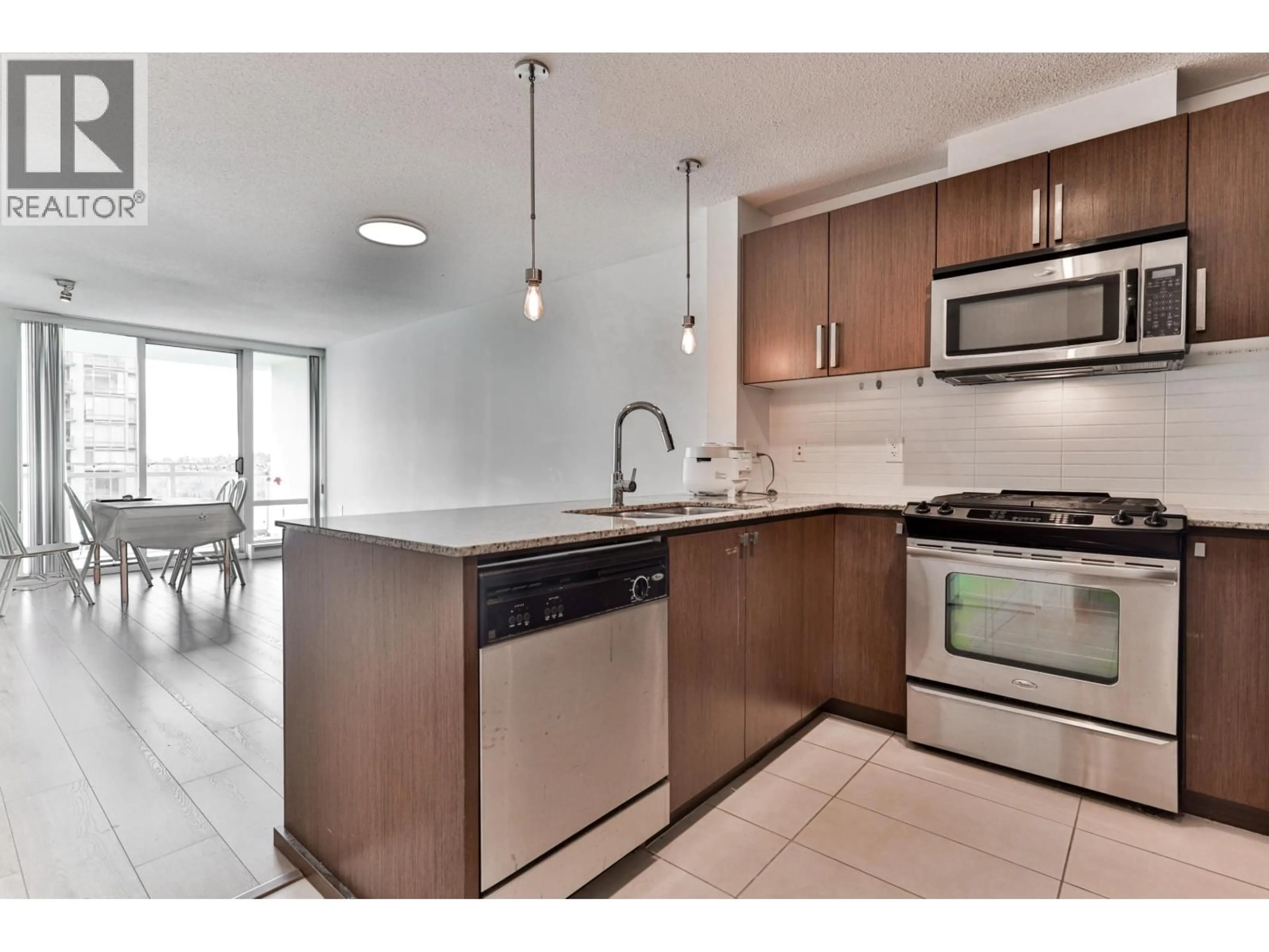 Standard kitchen, ceramic/tile floor for 1201 - 9868 CAMERON STREET, Burnaby British Columbia V3J0A5