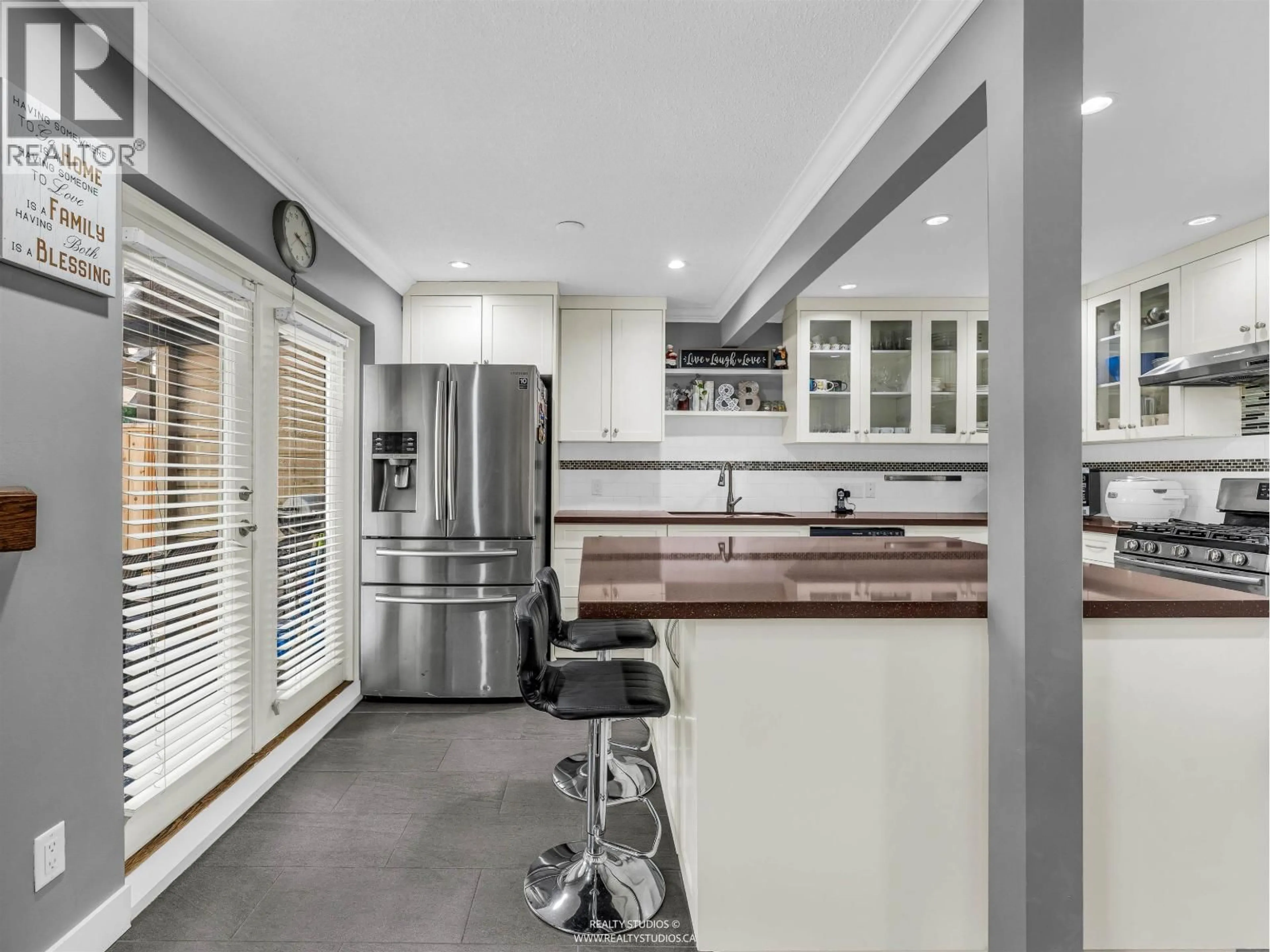Contemporary kitchen, ceramic/tile floor for 7170 HECATE PLACE, Vancouver British Columbia V5S4C4