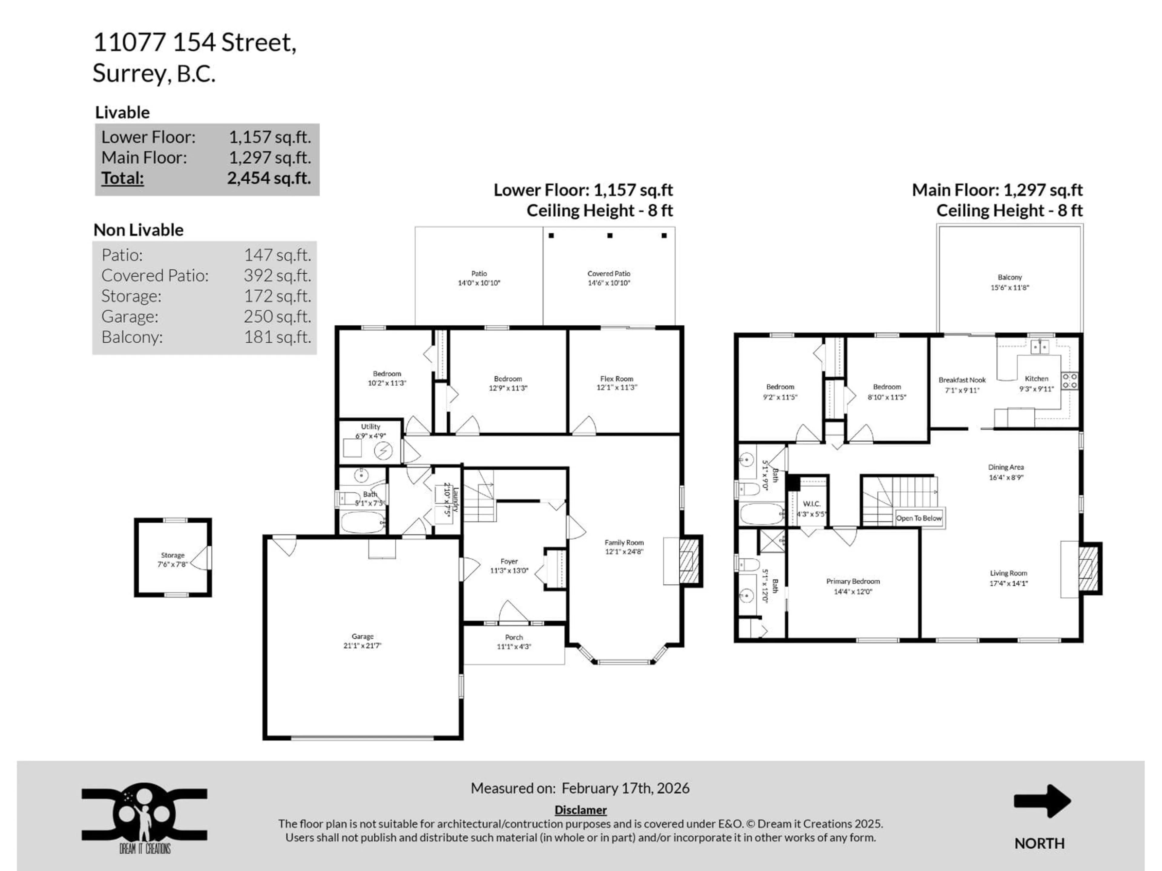 Floor plan for 11077 154 STREET, Surrey British Columbia V3R6V7
