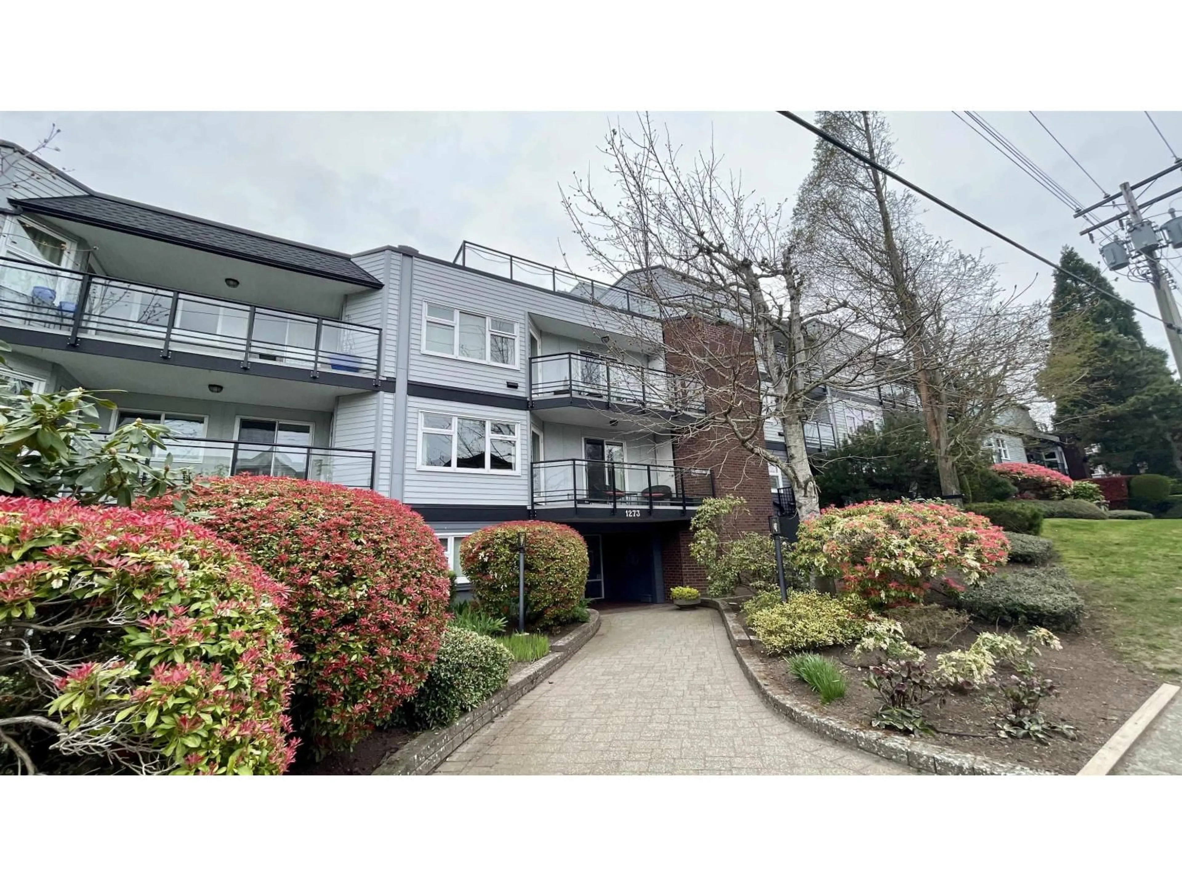 A pic from outside/outdoor area/front of a property/back of a property/a pic from drone, street for 203 - 1273 MERKLIN STREET, White Rock British Columbia V4B4B8