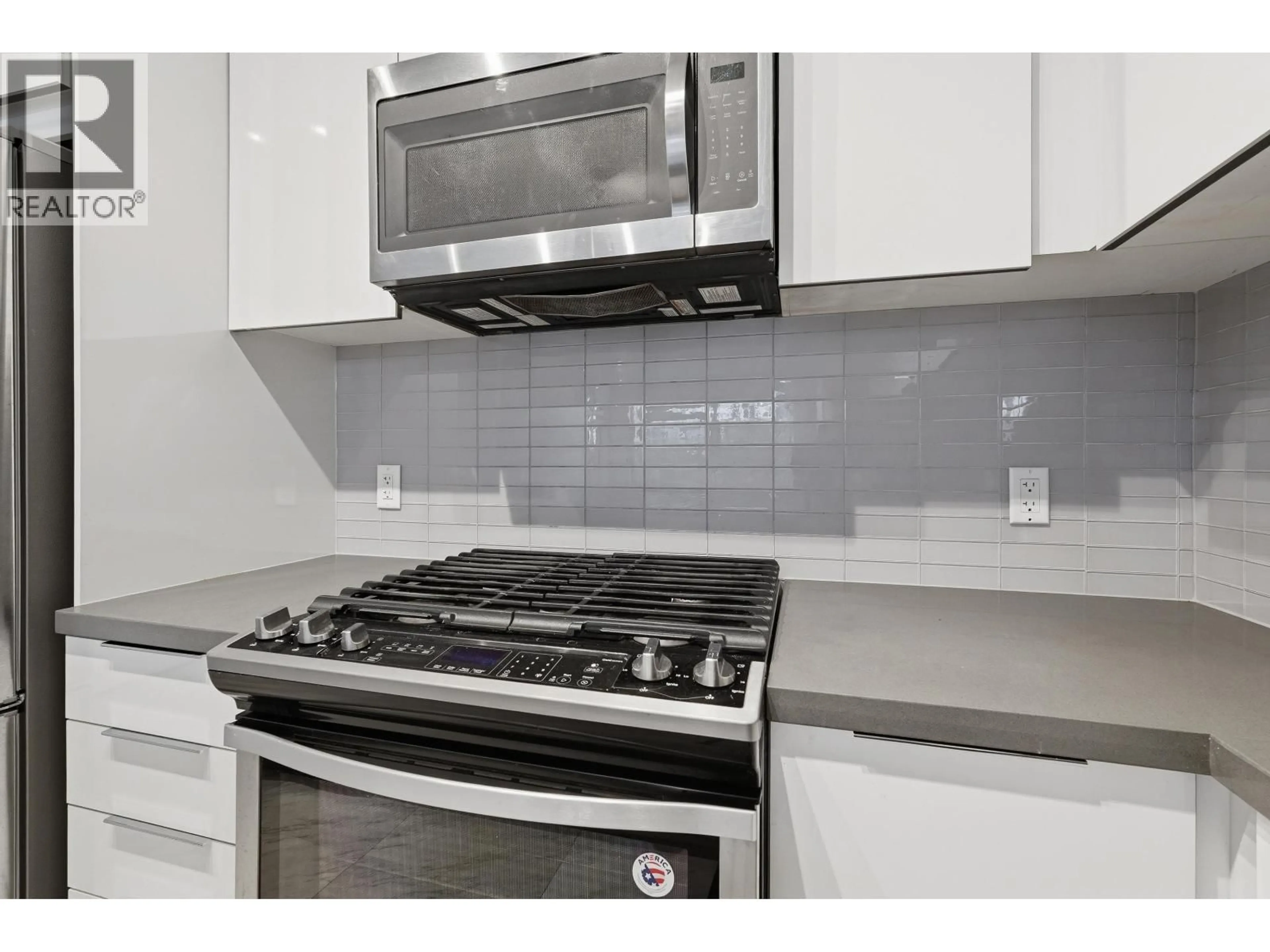 Standard kitchen, ceramic/tile floor for 302 - 607 COTTONWOOD AVENUE, Coquitlam British Columbia V3J0H1
