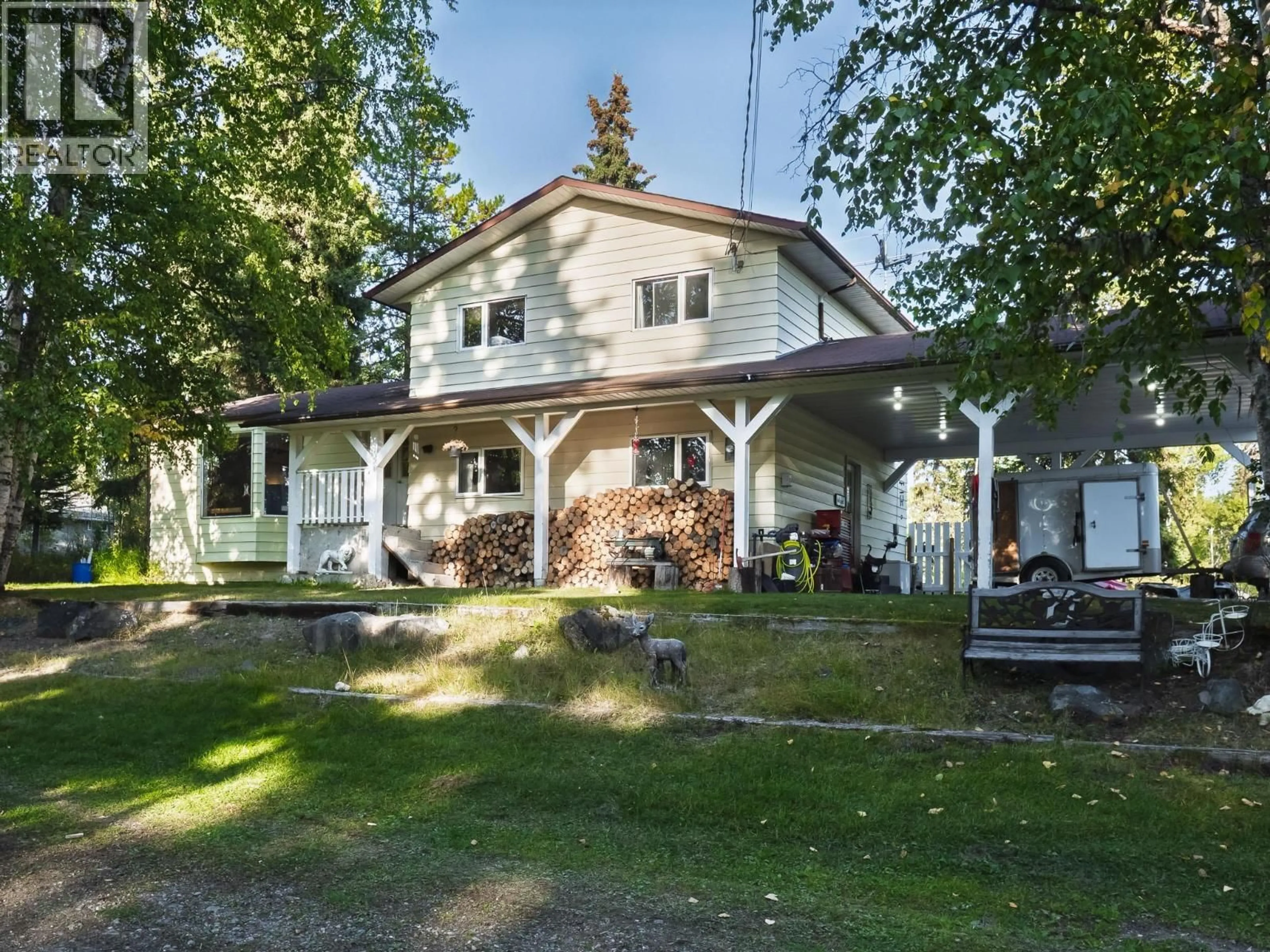 A pic from outside/outdoor area/front of a property/back of a property/a pic from drone, street for 9930 SKYLARK ROAD, Prince George British Columbia V2N5B6