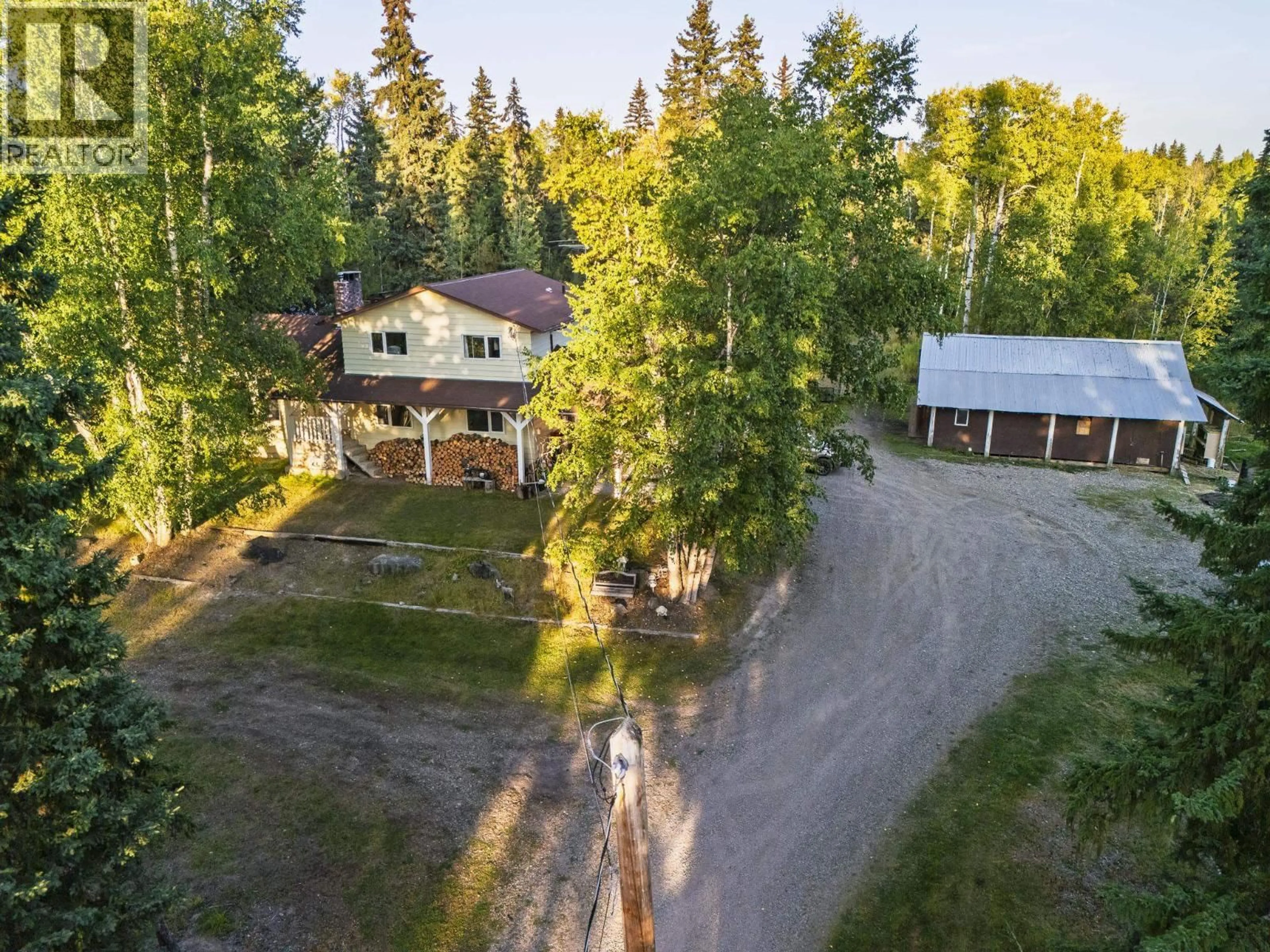 A pic from outside/outdoor area/front of a property/back of a property/a pic from drone, unknown for 9930 SKYLARK ROAD, Prince George British Columbia V2N5B6
