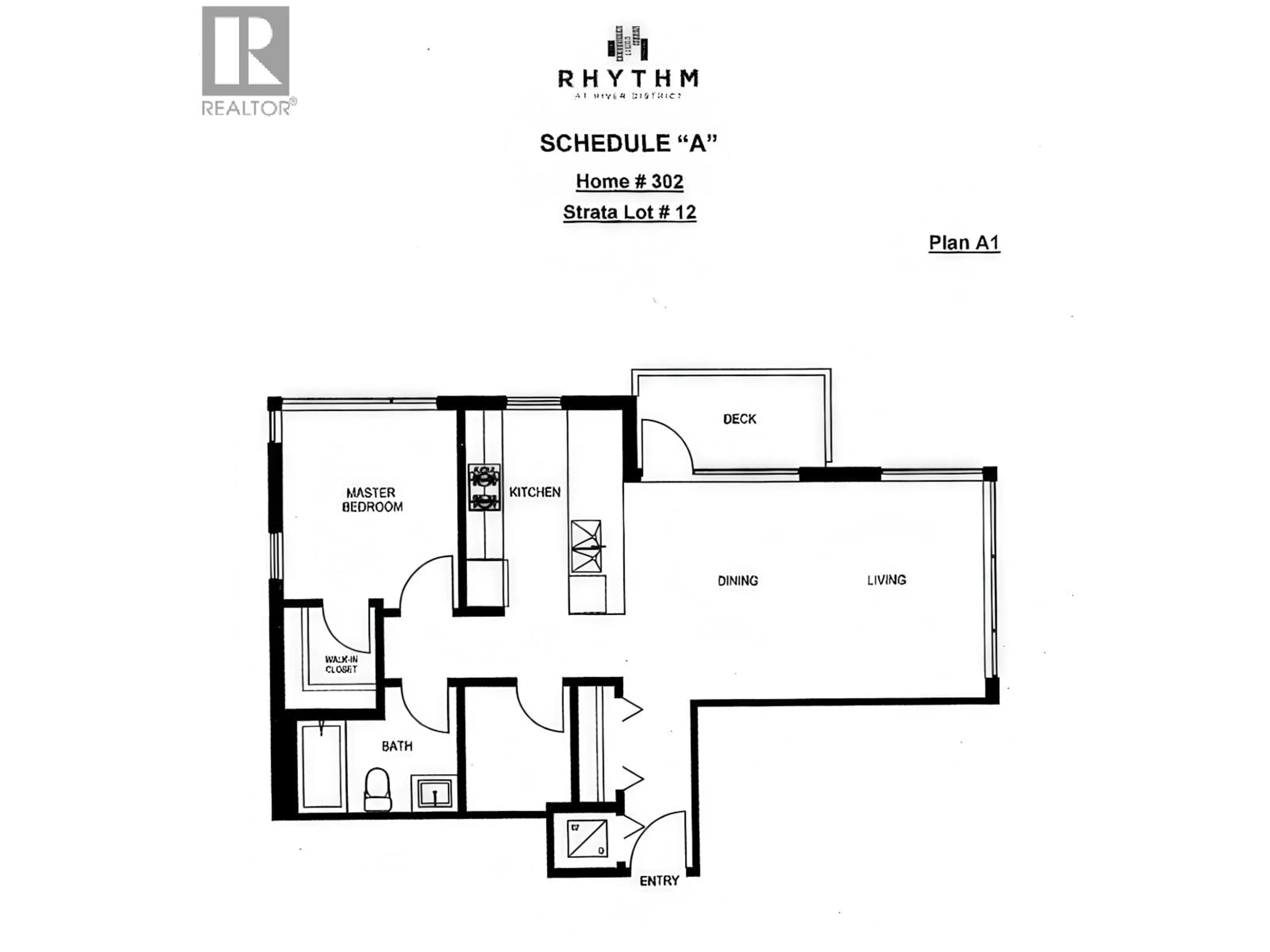Floor plan for 302 - 3263 PIERVIEW CRESCENT, Vancouver British Columbia V5S0C3