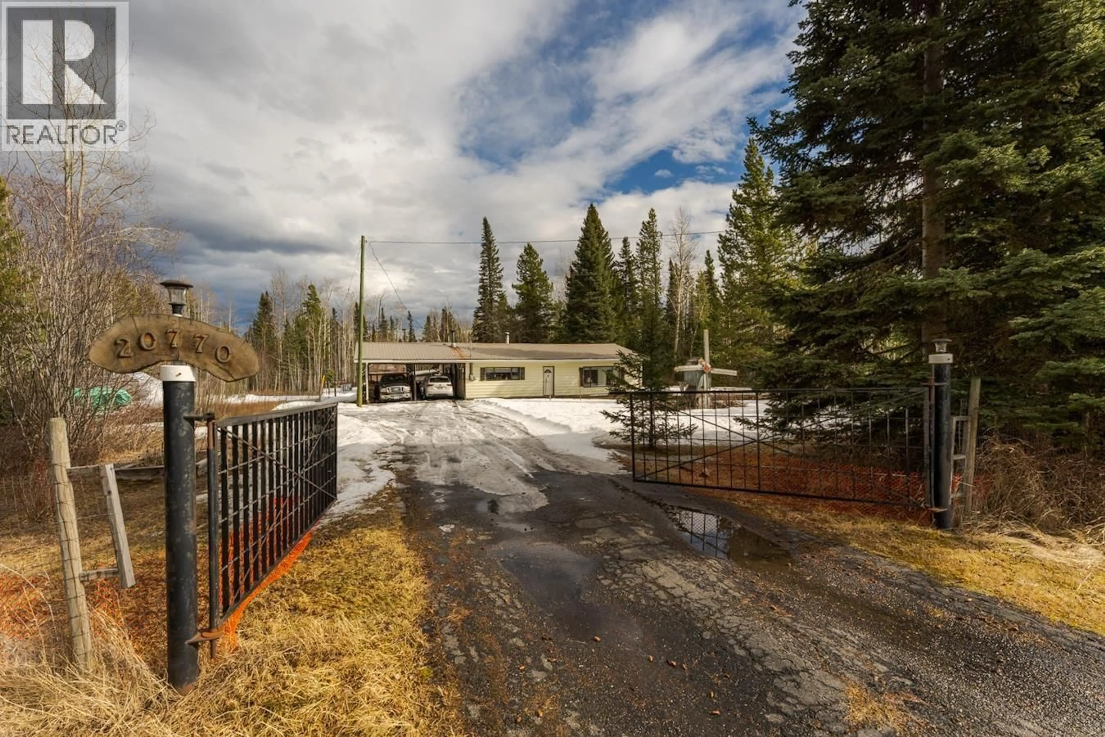 A pic from outside/outdoor area/front of a property/back of a property/a pic from drone, unknown for 20770 CARIBOO HIGHWAY, Prince George British Columbia V2N6A4