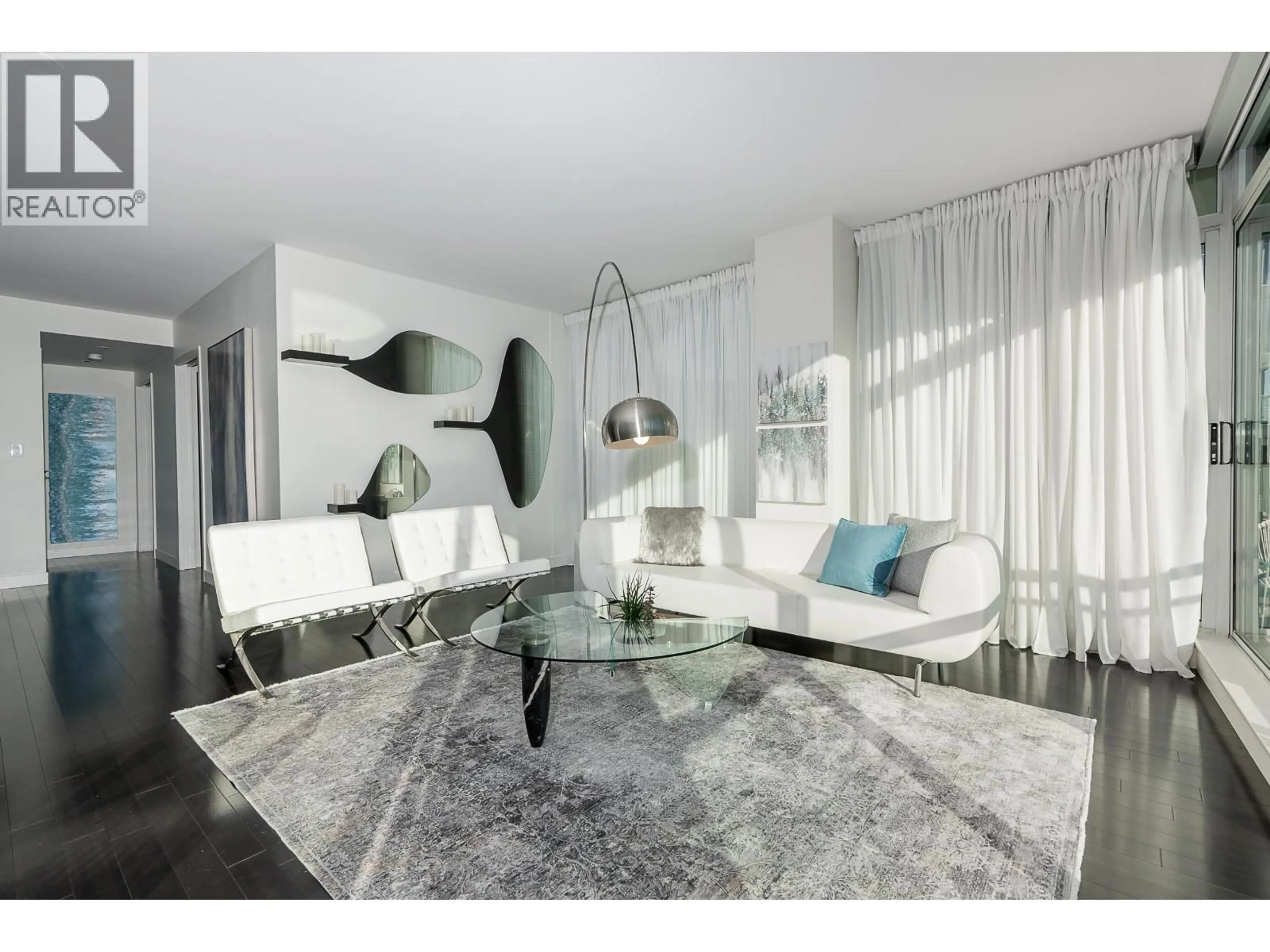 Living room with furniture, unknown for 2703 - 1455 HOWE STREET, Vancouver British Columbia V6Z1C2