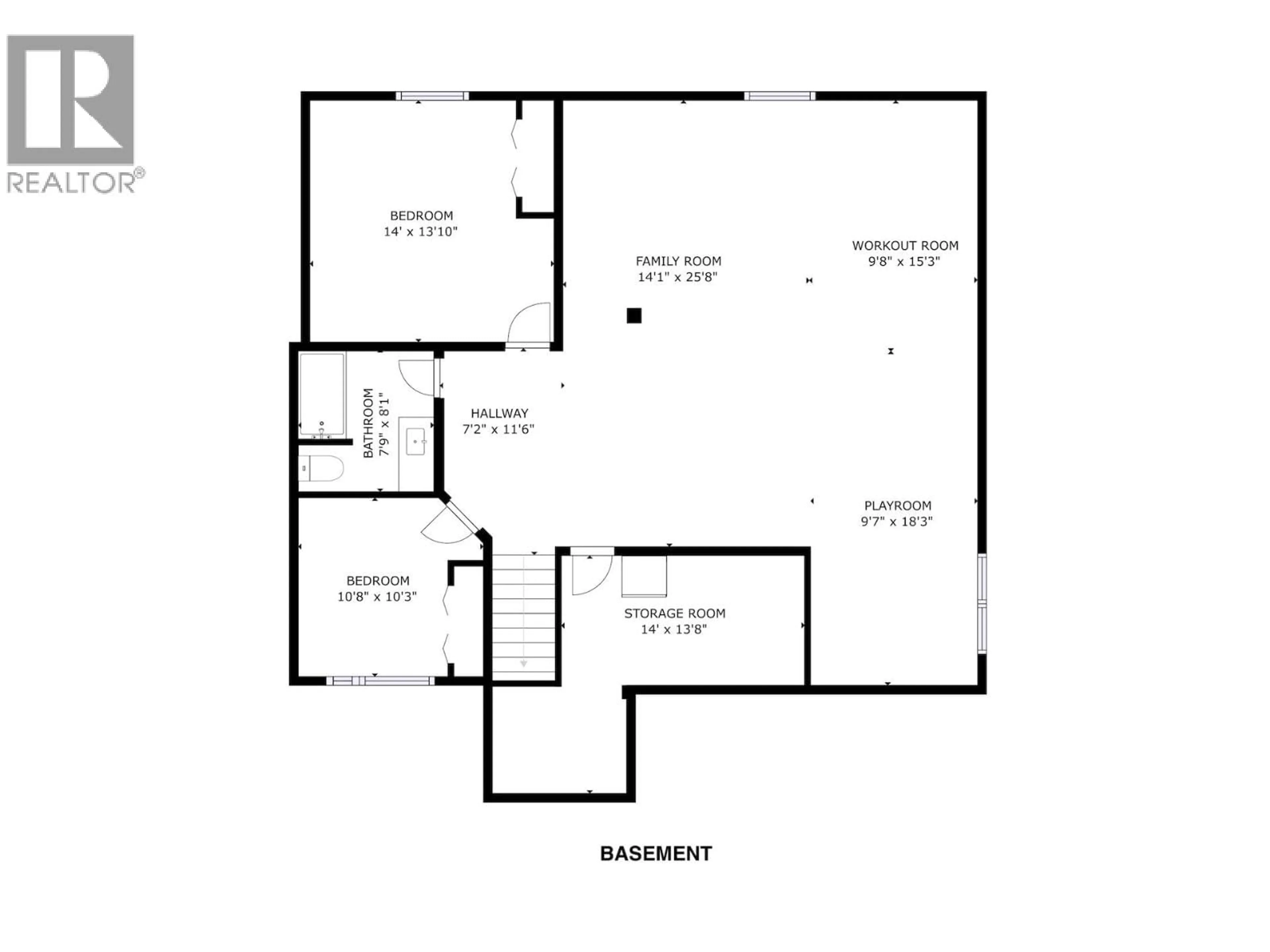 Floor plan for 10419 117 AVENUE, Fort St. John British Columbia V1J0M8