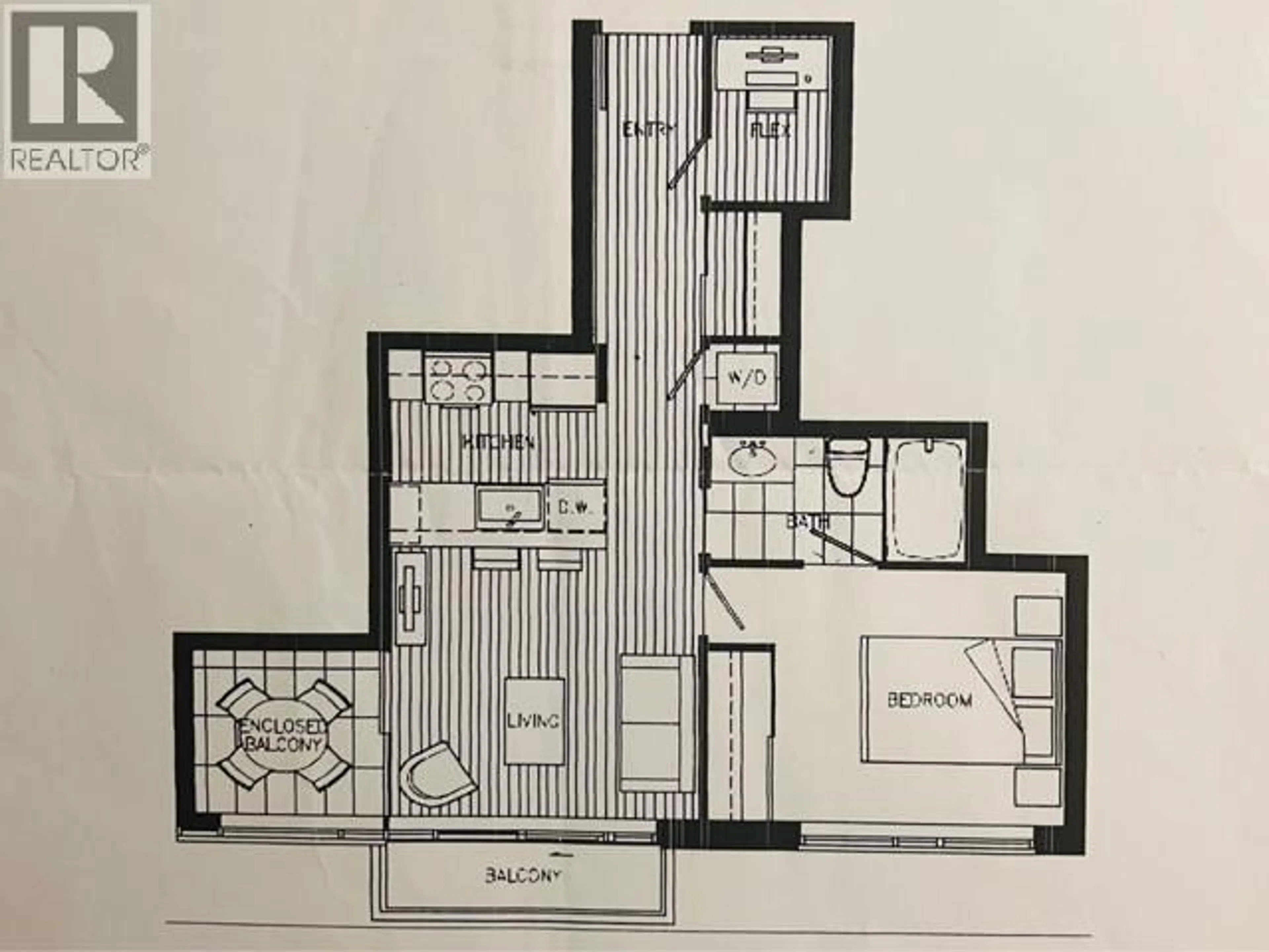Floor plan for 707 - 108 1ST AVENUE, Vancouver British Columbia V5Y0H4