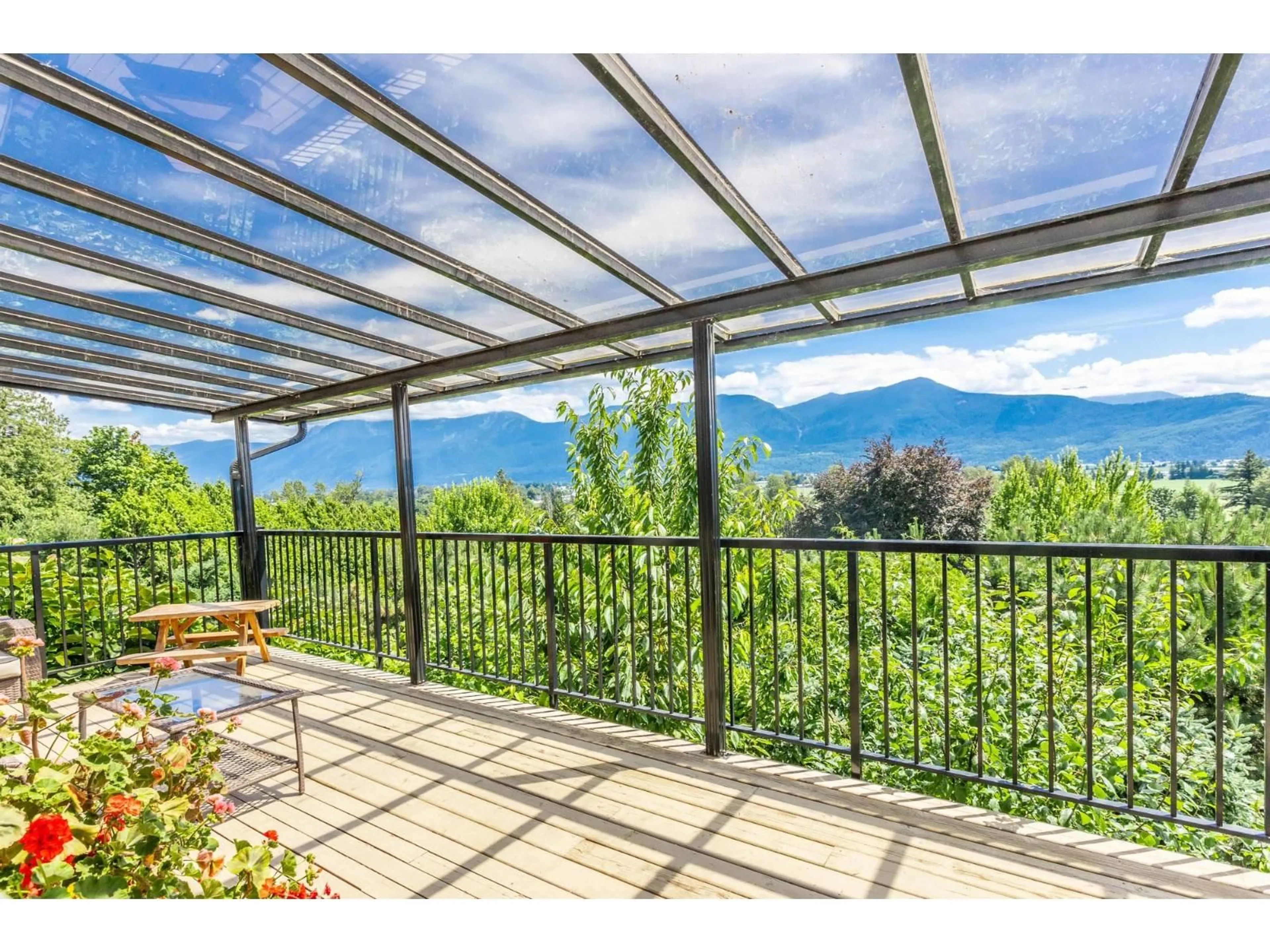 Patio, mountain view for 10050 TIMBERLINE PLACE, Chilliwack British Columbia V2P7N9